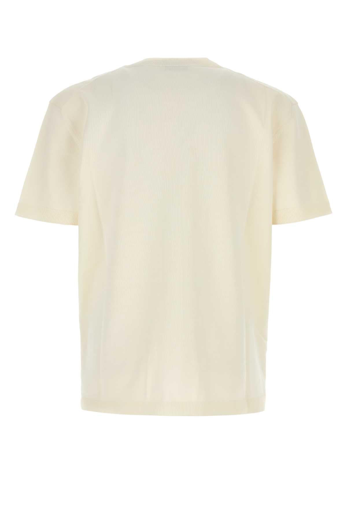 Givenchy Men Ivory Cotton T-Shirt GIVENCHY