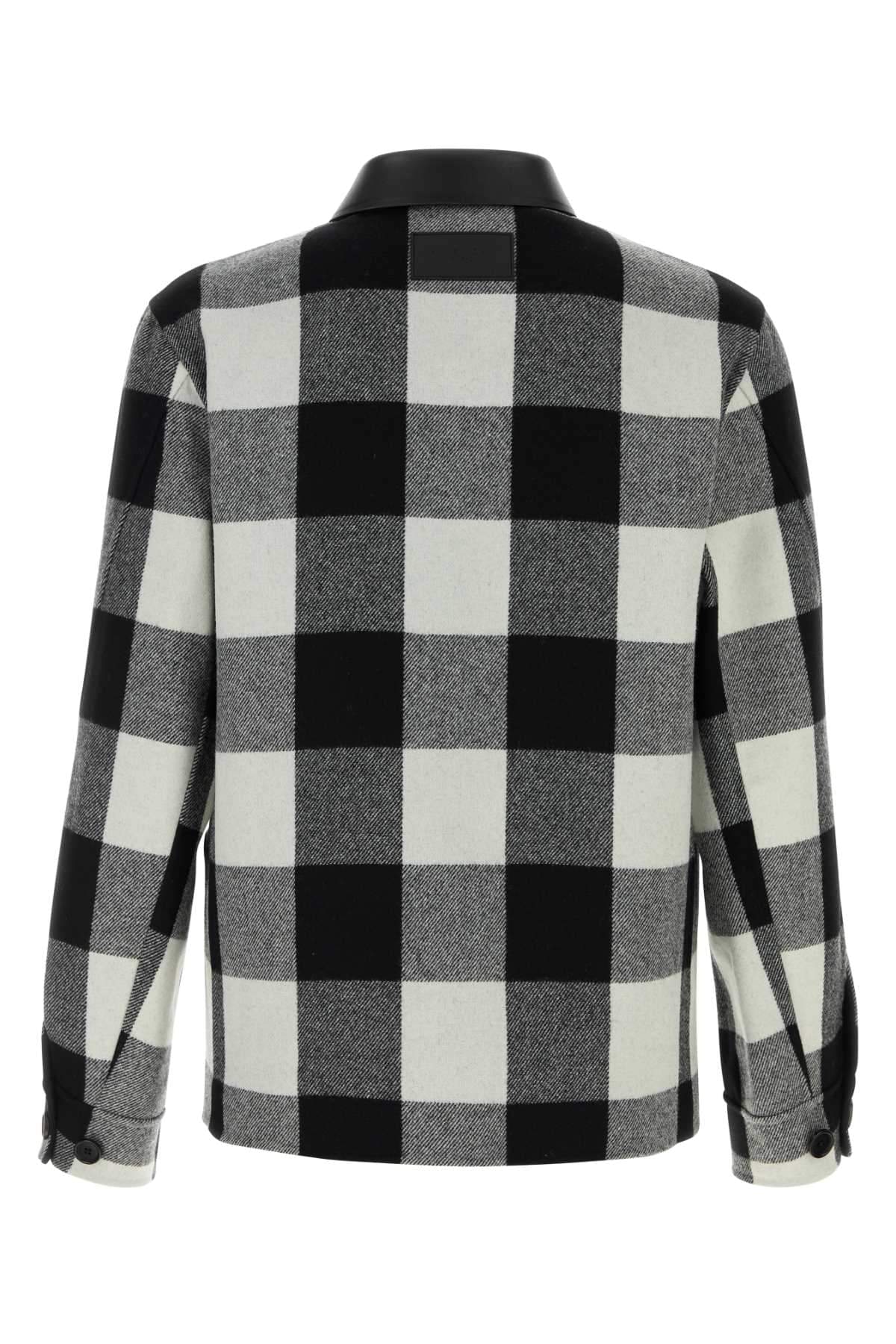 Givenchy Men Embroidered Wool Shirt GIVENCHY