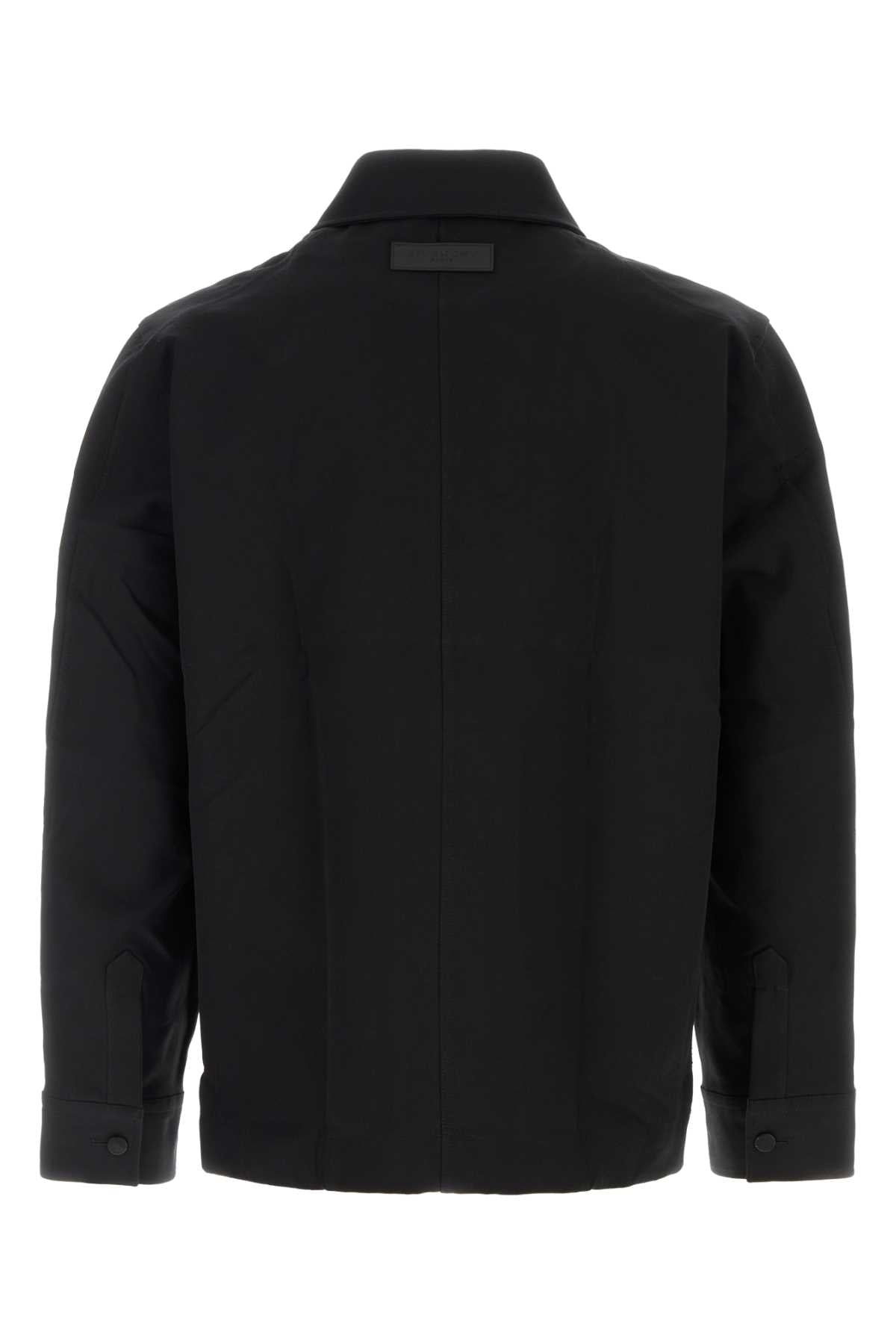 Givenchy Men Black Cotton Couture Seam Shirt GIVENCHY