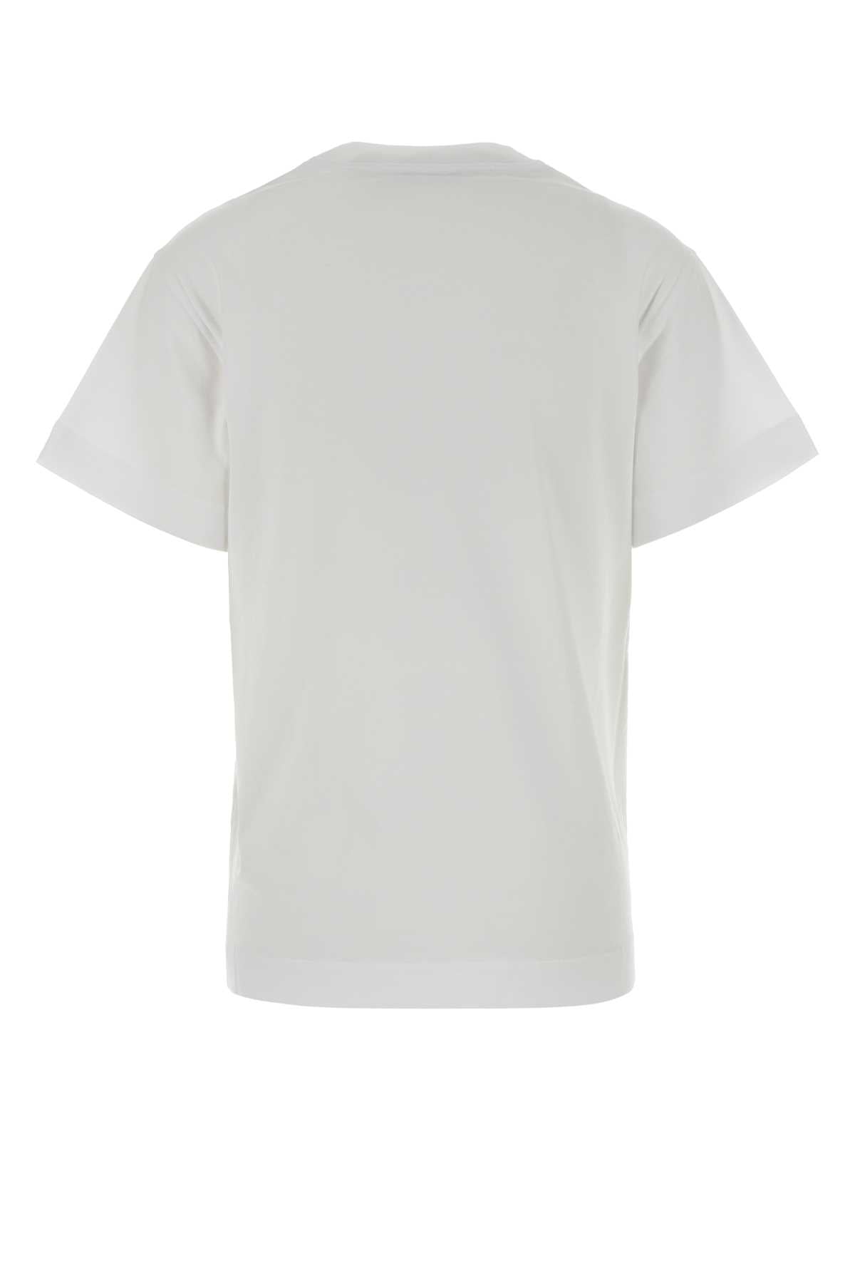 Givenchy Women White Cotton T-Shirt GIVENCHY