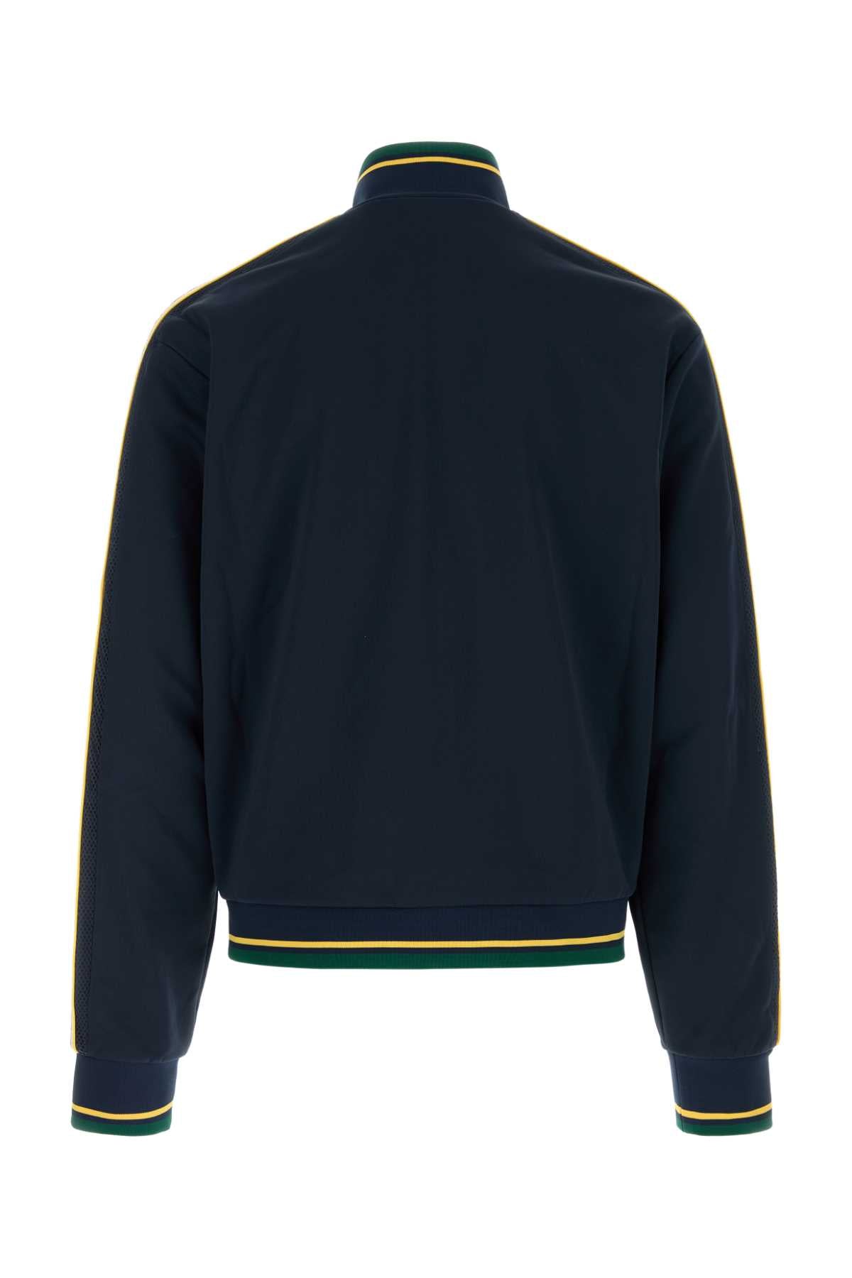 Casablanca Men Navy Blue Tech Fabric Sweatshirt CASABLANCA