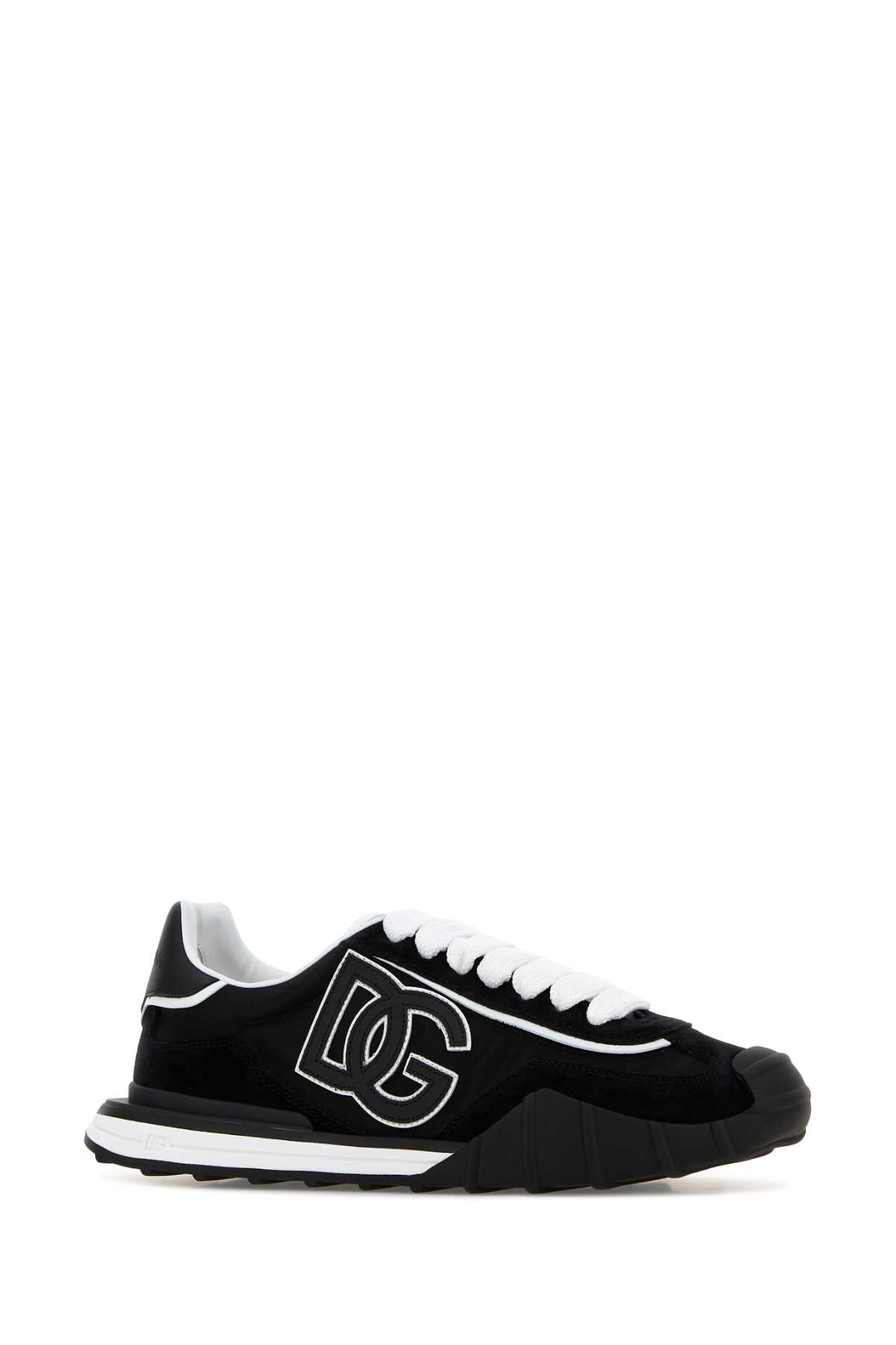 Dolce & Gabbana Men Black Dg Athletic Sneakers DOLCE & GABBANA