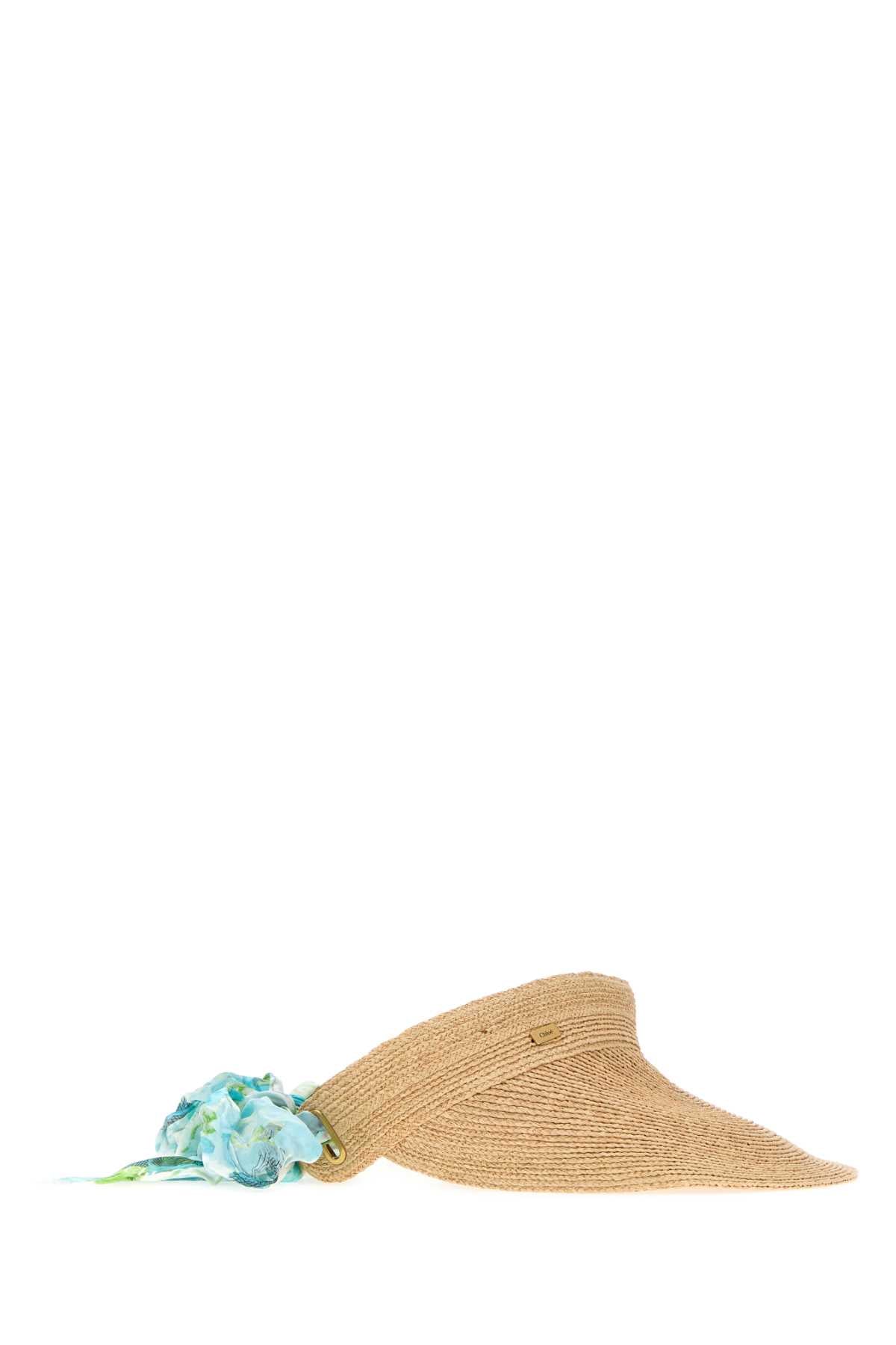 Chloe Women Raffia Visor CHLOE