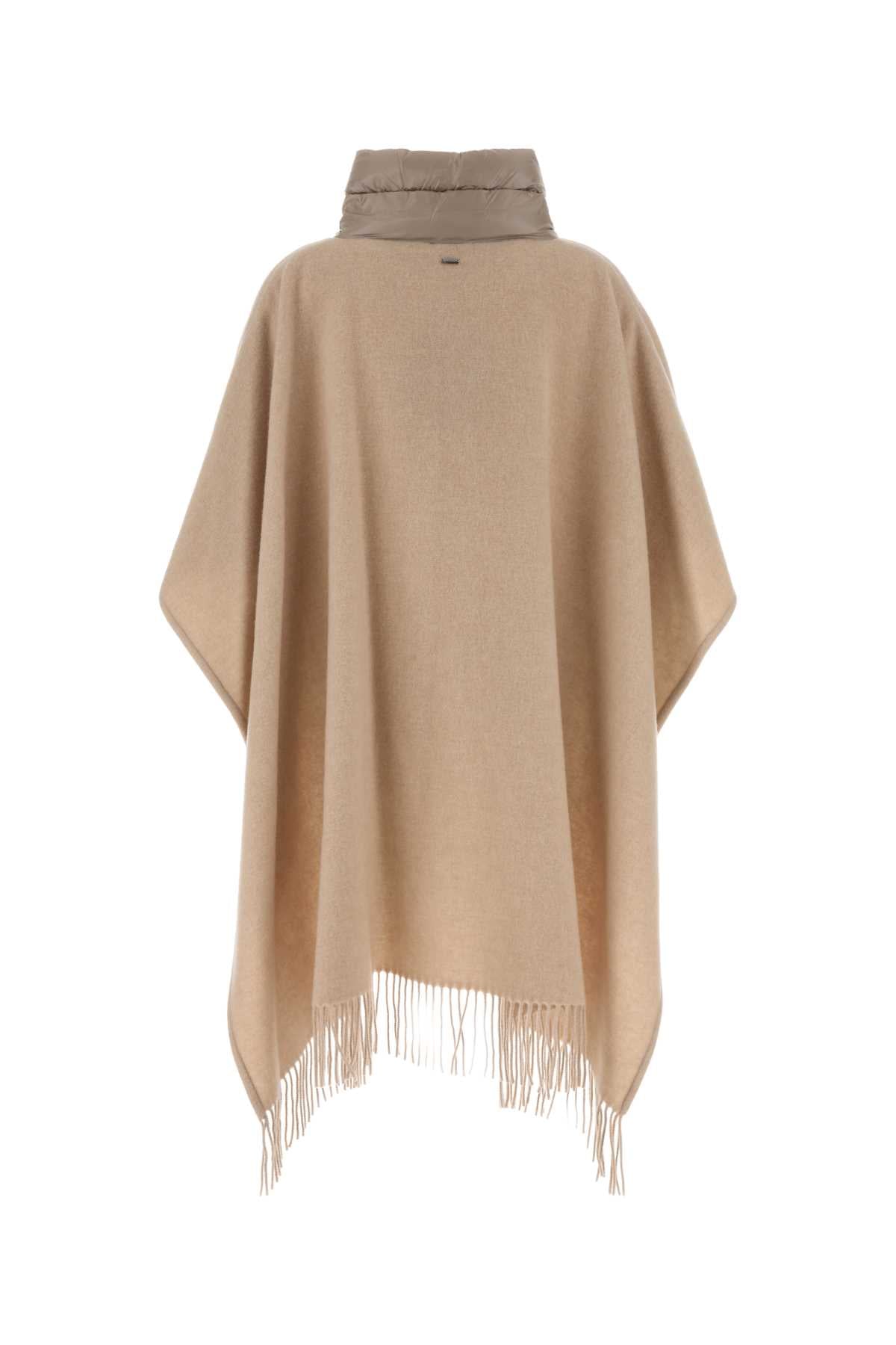 Herno Women Pink Wool Blend Cape HERNO