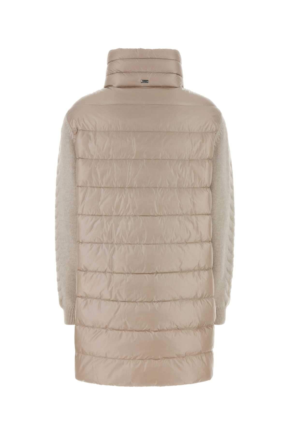 Herno Women Sand Nylon Down Jacket HERNO