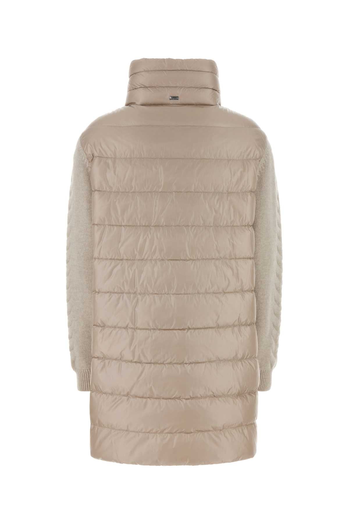 Herno Women Sand Nylon Down Jacket HERNO