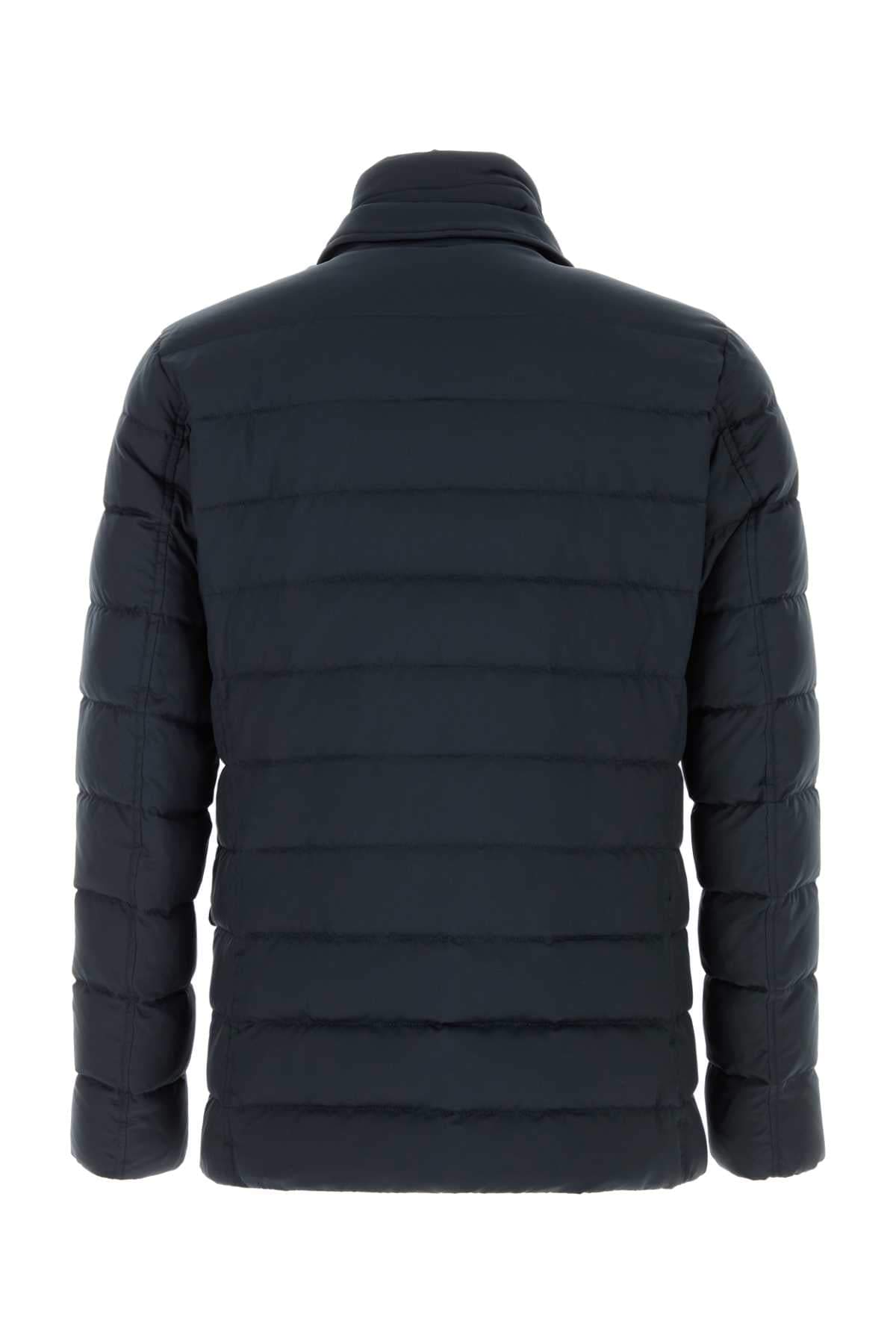 Herno Men Navy Blue Polyester Down Jacket HERNO