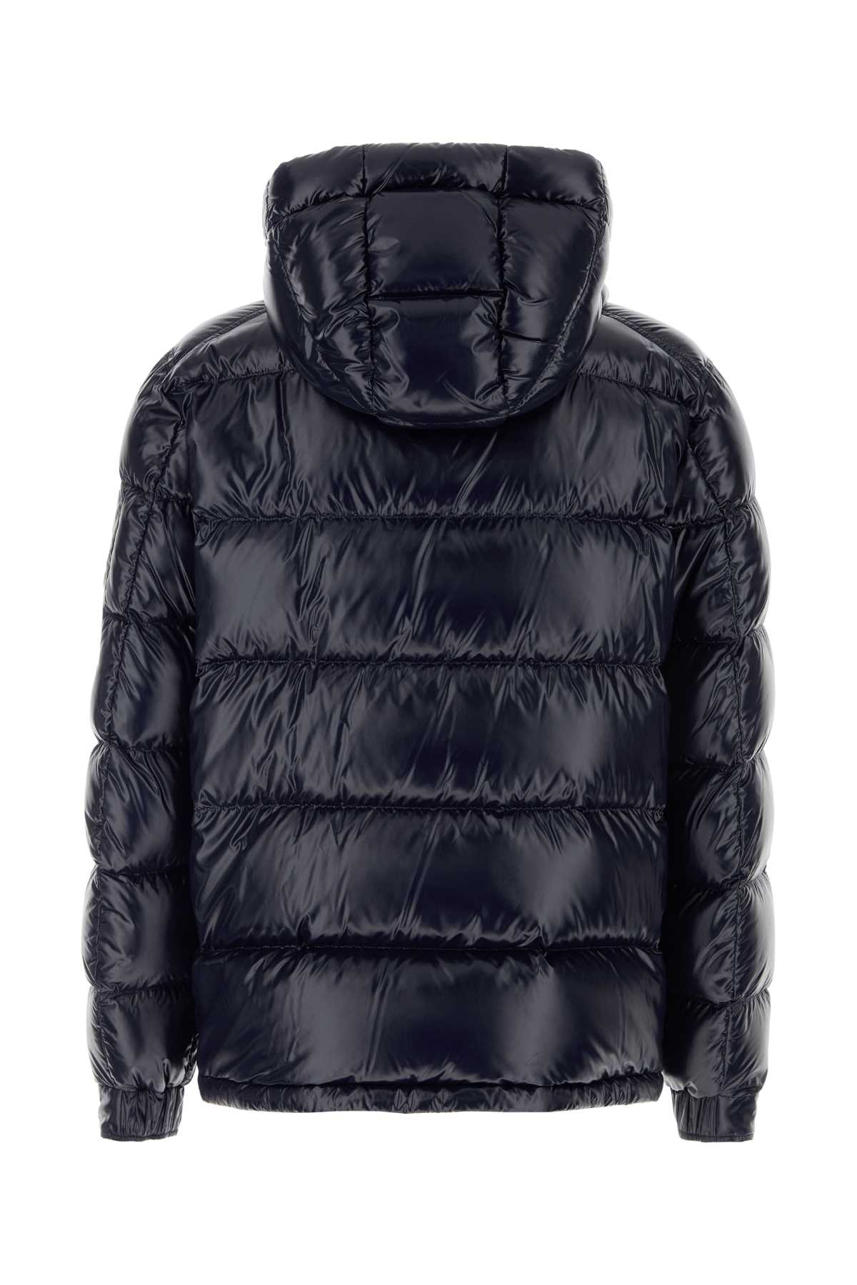 Herno Men Navy Blue Nylon Down Jacket HERNO