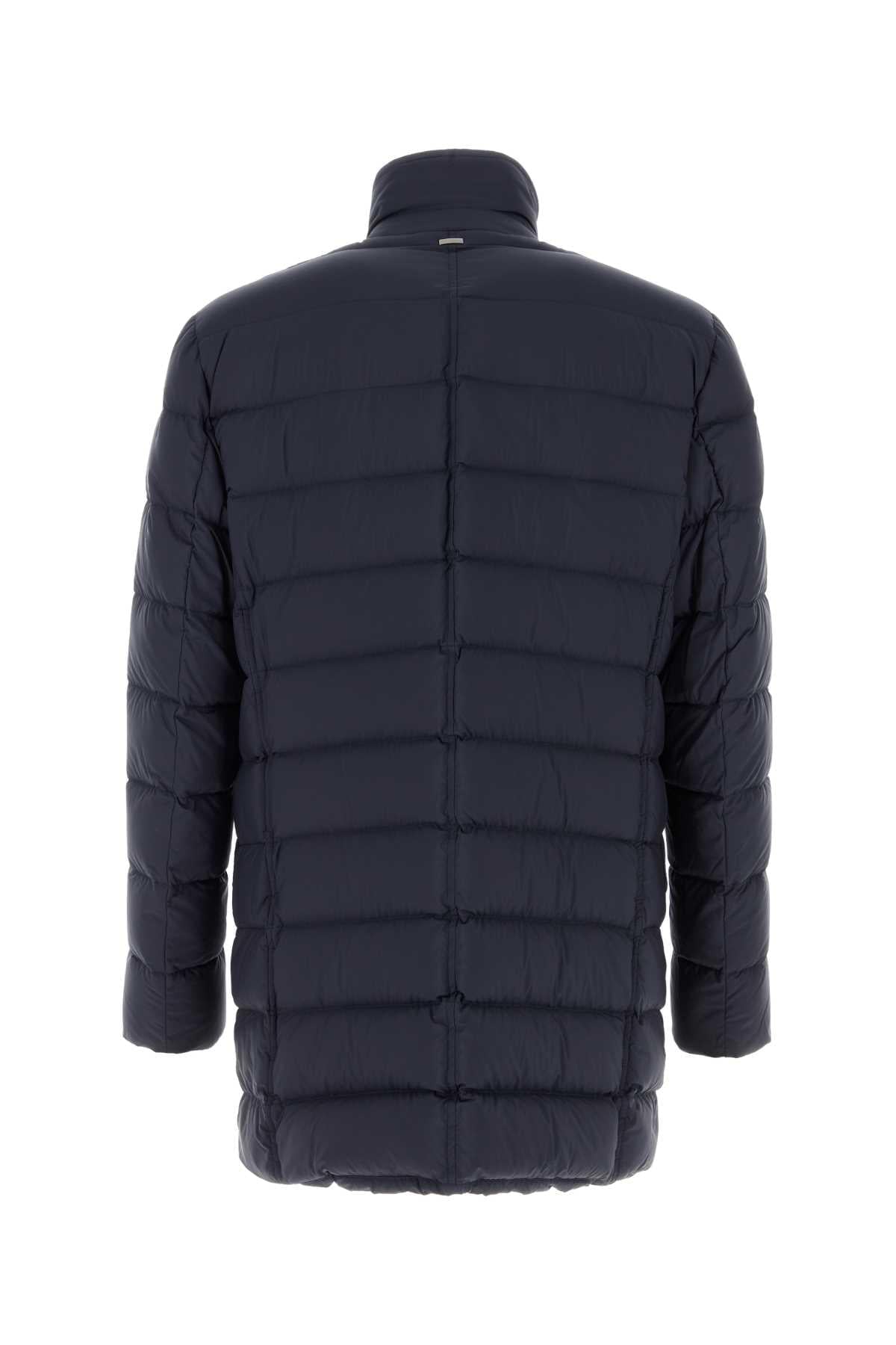 Herno Men Navy Blue Nylon Padded Jacket HERNO