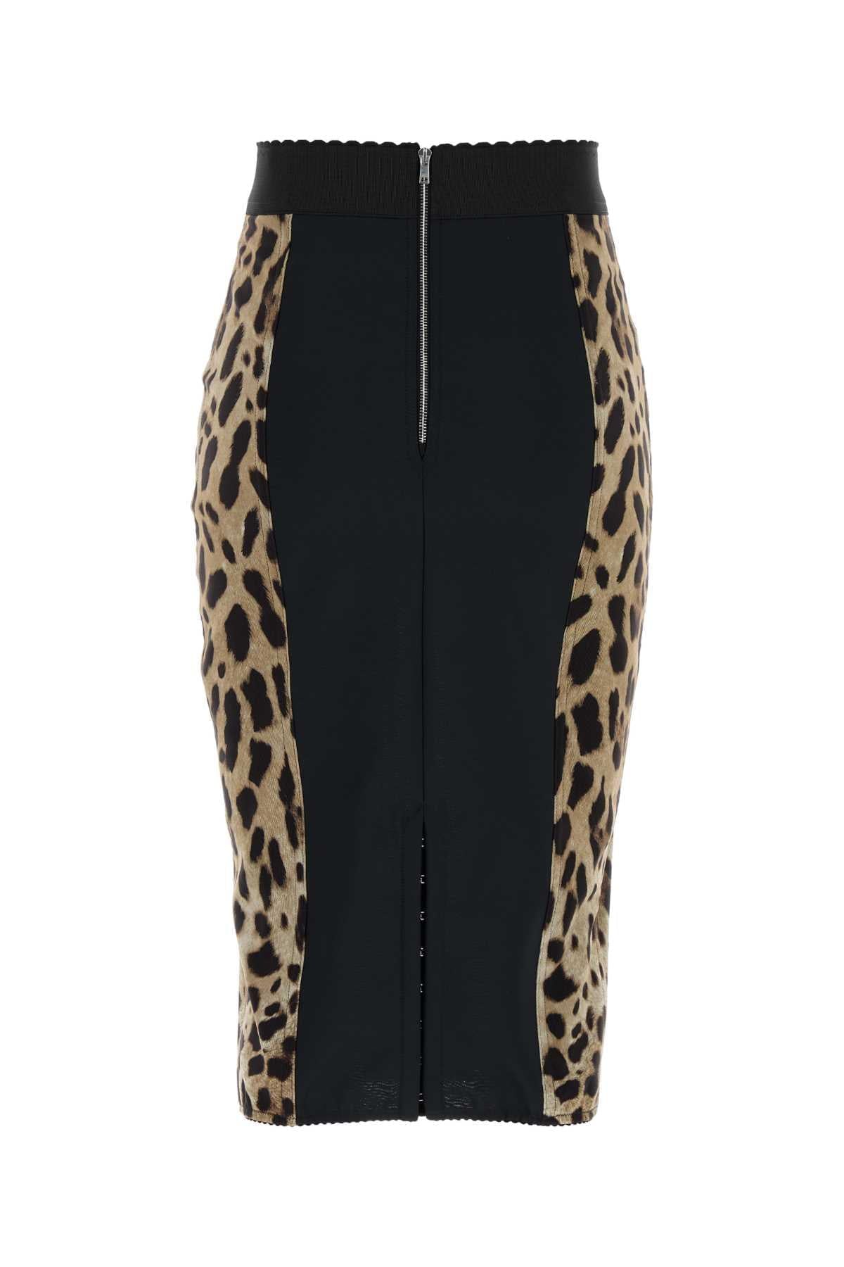 Dolce & Gabbana Women Printed Jacquard Skirt DOLCE & GABBANA