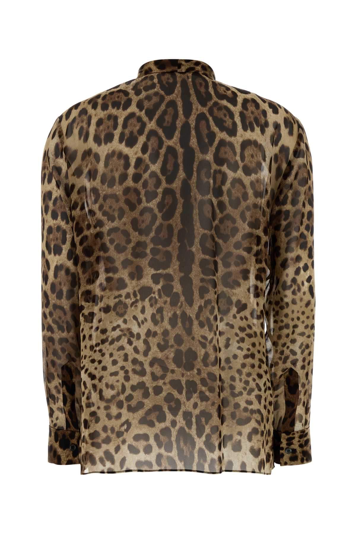 Dolce & Gabbana Women Printed Georgette Shirt DOLCE & GABBANA