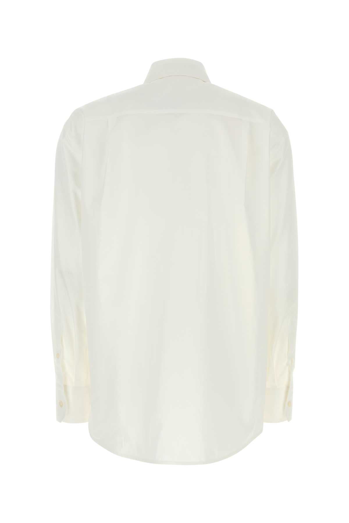 Dolce & Gabbana Women White Poplin Shirt DOLCE & GABBANA