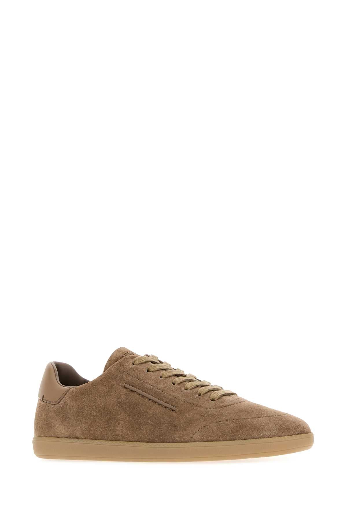 Zegna Men Biscuit Suede Sneakers ZEGNA