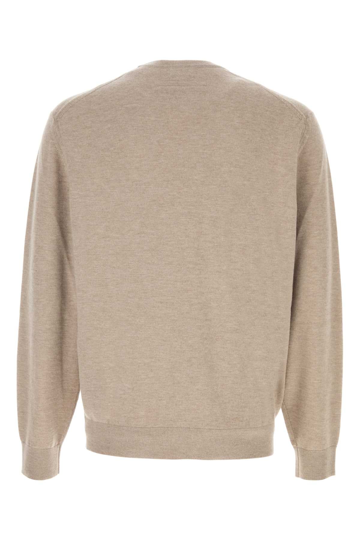 Zegna Men Sand Cashmere Sweater ZEGNA