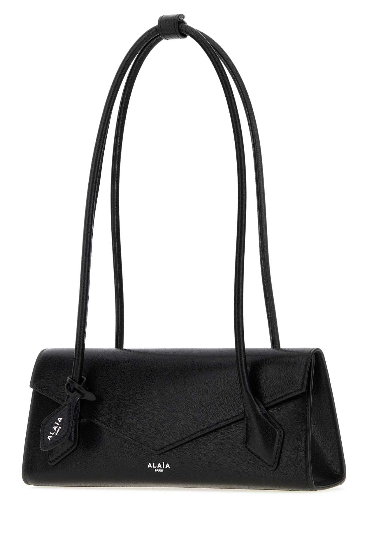 Alaia Women Black Leather Small Le Teckel Shoulder Bag ALAIA