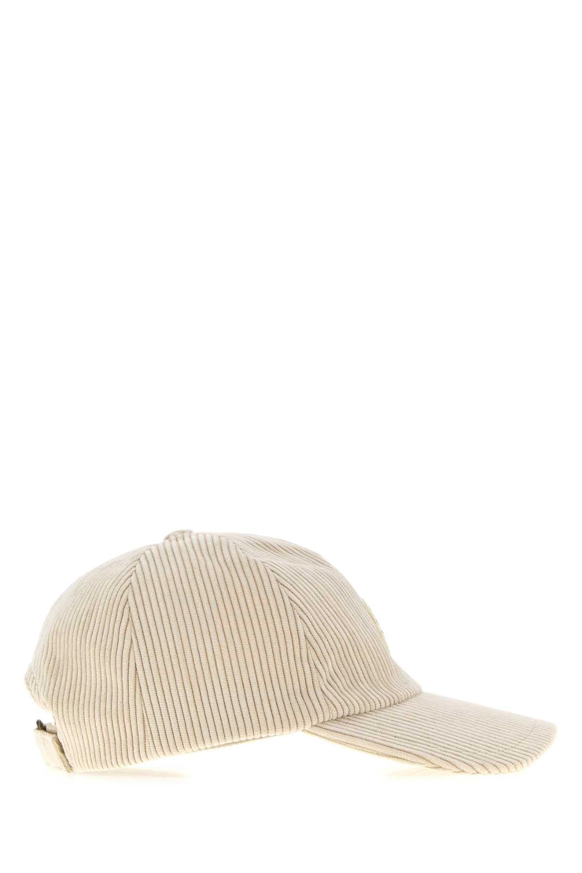 Moncler Women Sand Stretch Corduroy Baseball Cap MONCLER