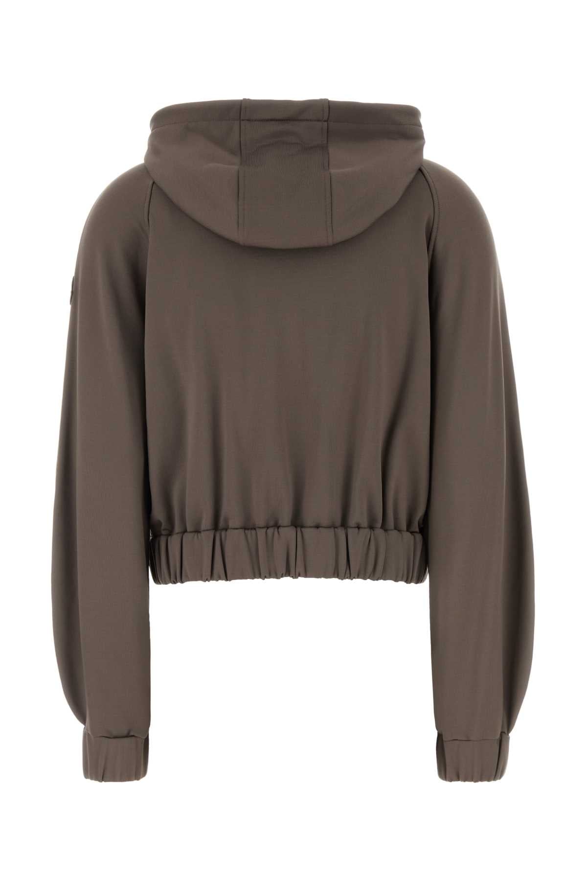 Moncler Women Mud Stretch Jersey Sweatshirt MONCLER