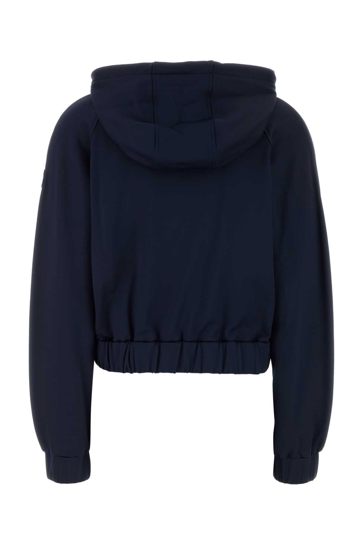 Moncler Women Blue Stretch Jersey Sweatshirt MONCLER