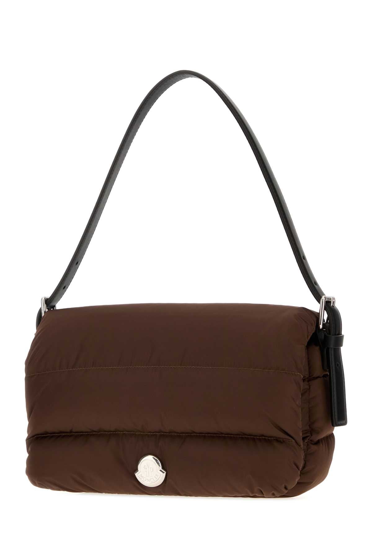 Moncler Women Brown Nylon Caradoc Shoulder Bag MONCLER