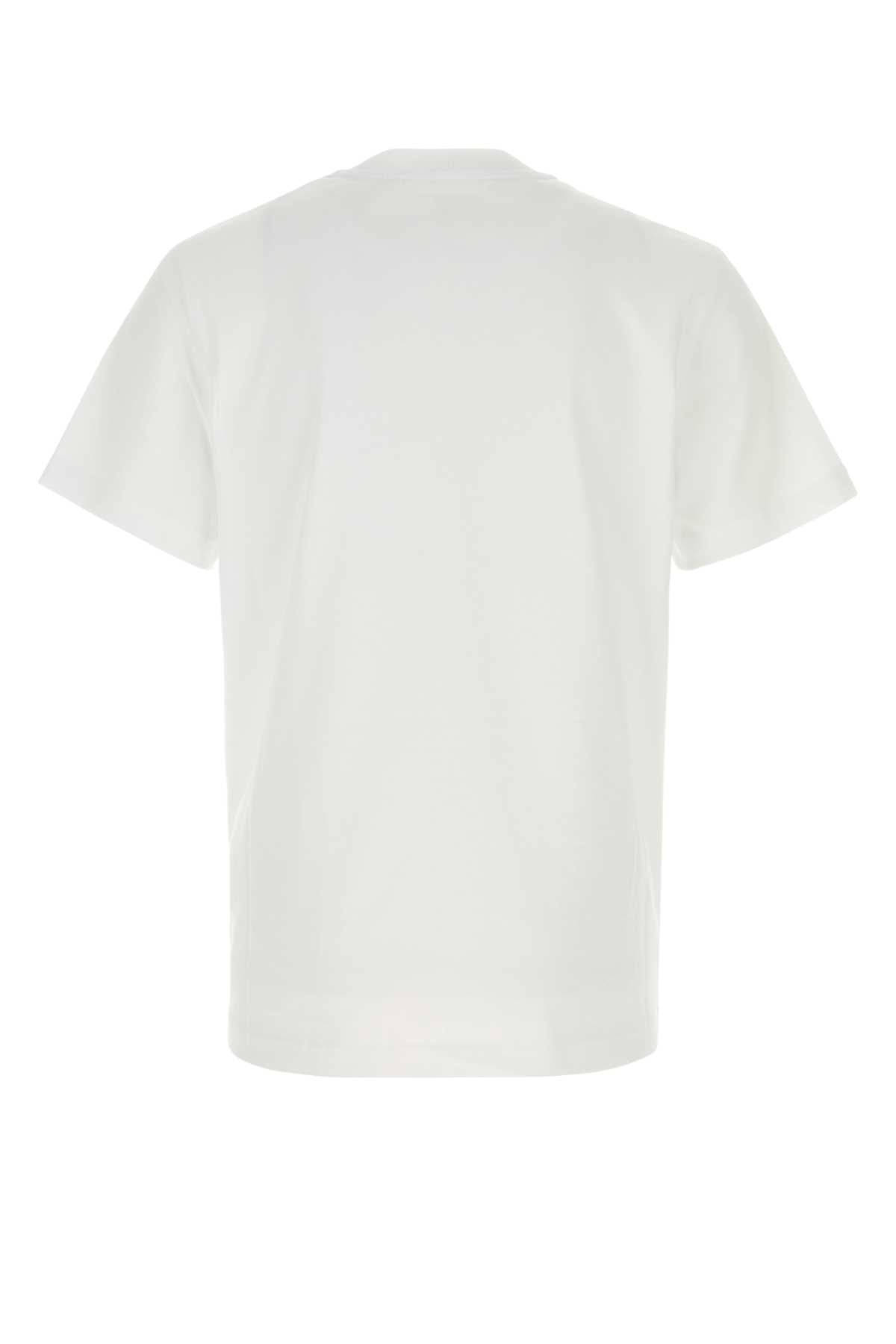 Moncler Men White Cotton T-Shirt MONCLER