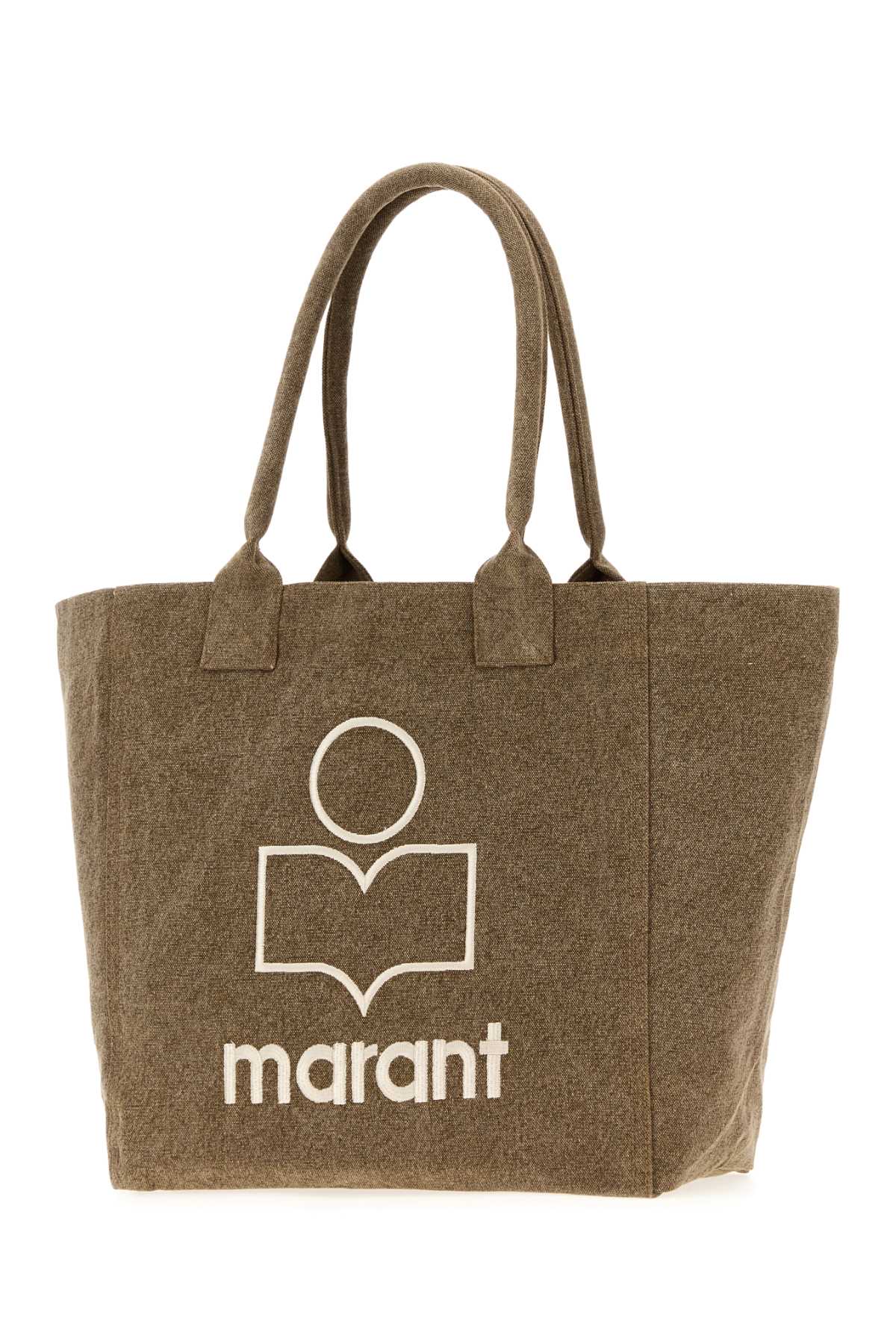 Isabel Marant Women Mud Cotton Small Yenky Shopping Bag ISABEL MARANT