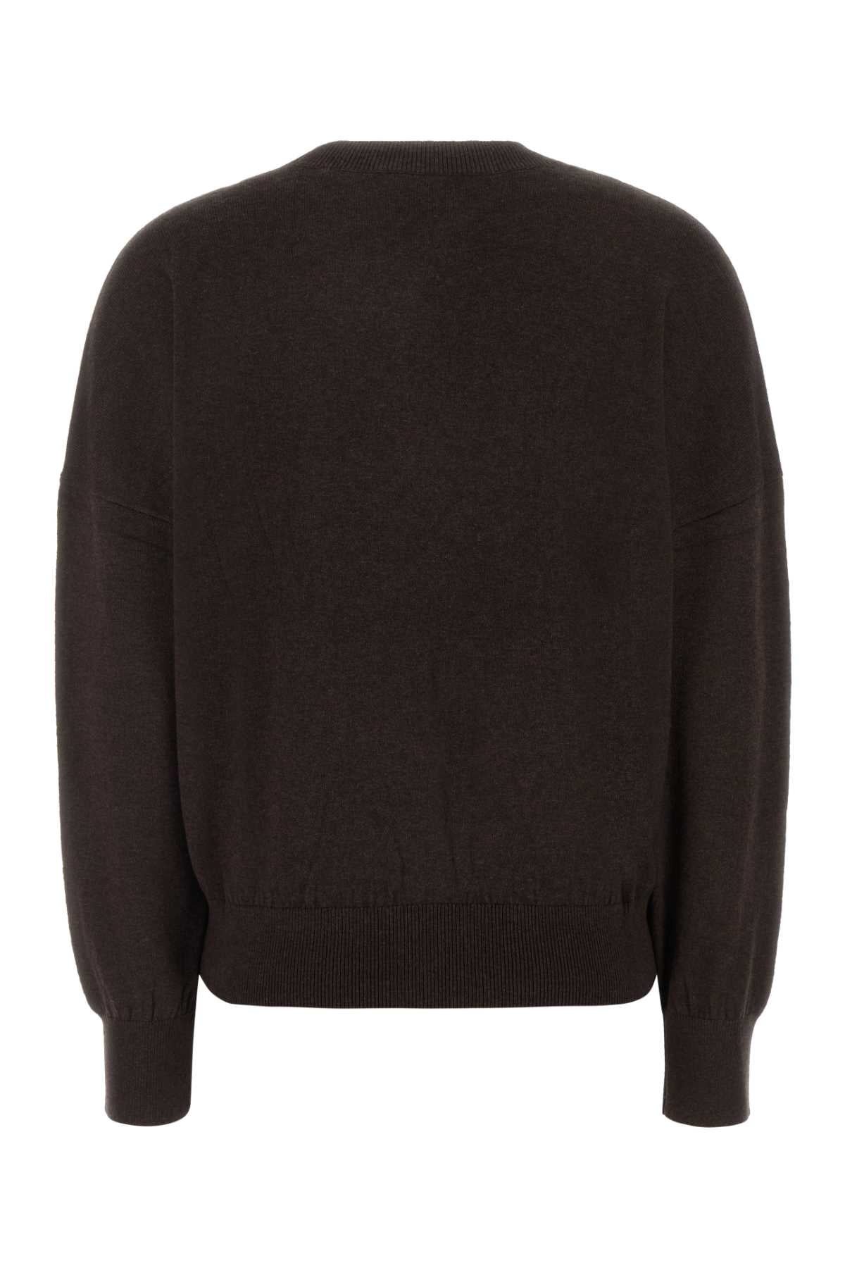 Isabel Marant Etoile Women Chocolate Cotton Blend Oversize Marisans Sweater ISABEL MARANT ETOILE