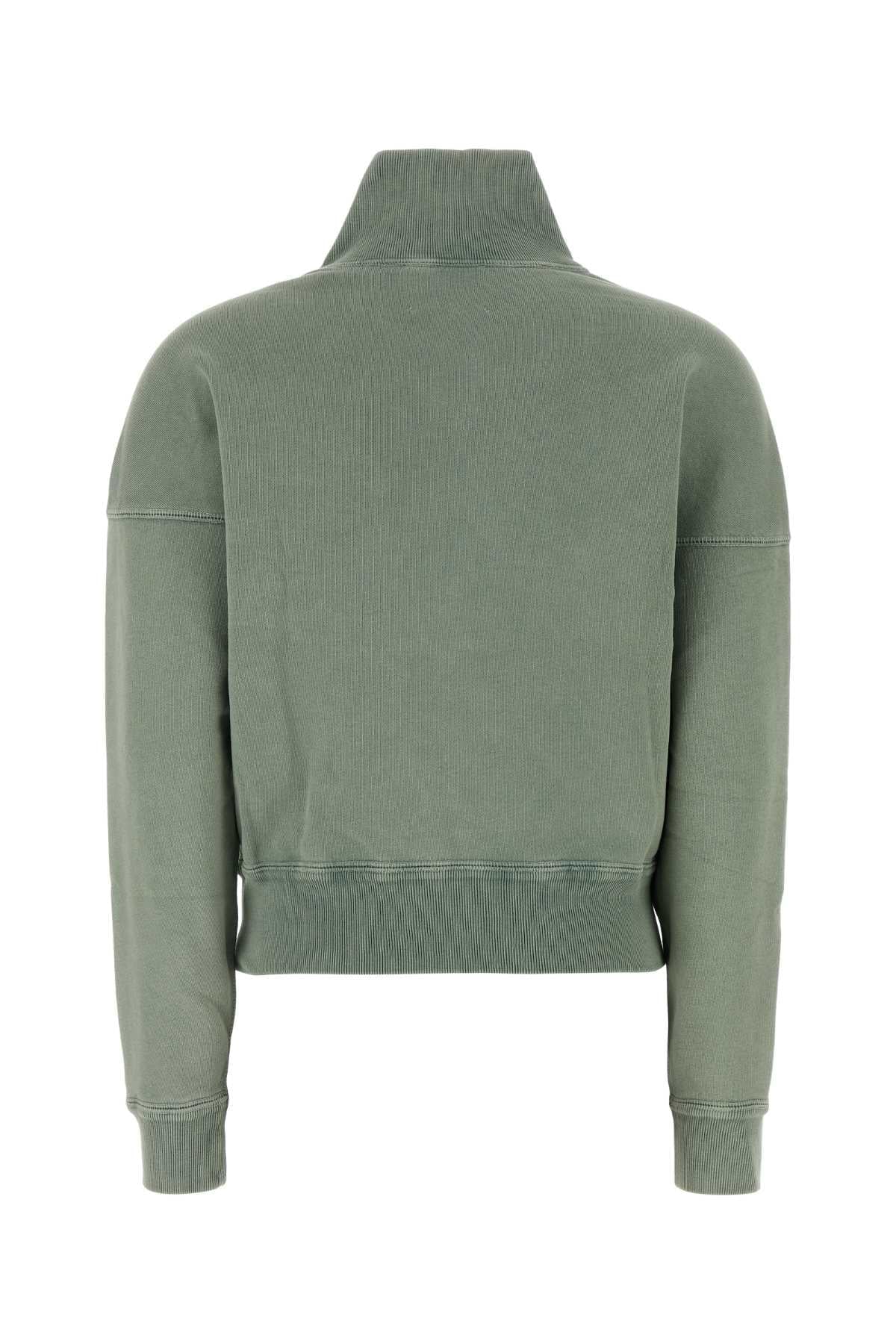 Isabel Marant Etoile Women Sage Green Cotton Blend Ross Sweatshirt ISABEL MARANT ETOILE
