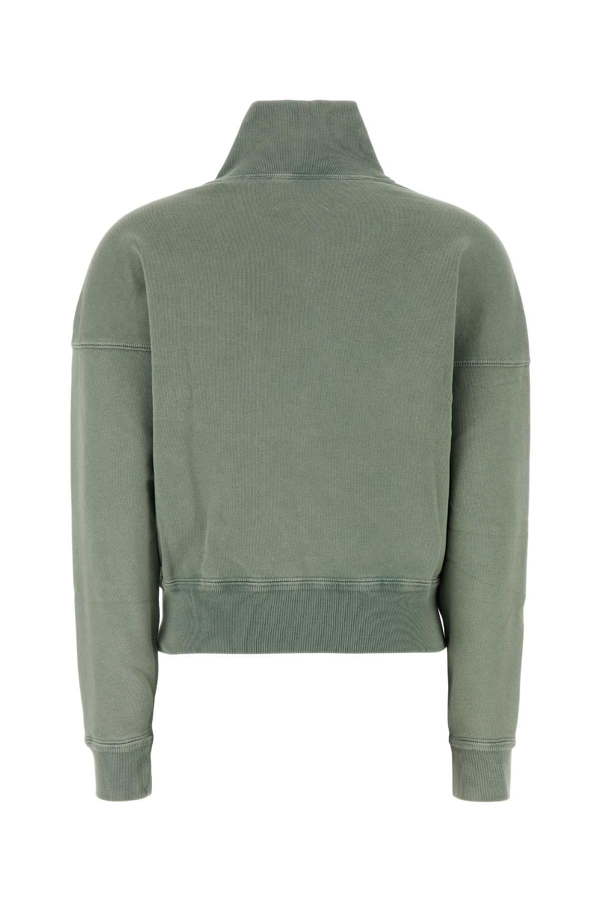 Isabel Marant Etoile Women Sage Green Cotton Blend Ross Sweatshirt ISABEL MARANT ETOILE