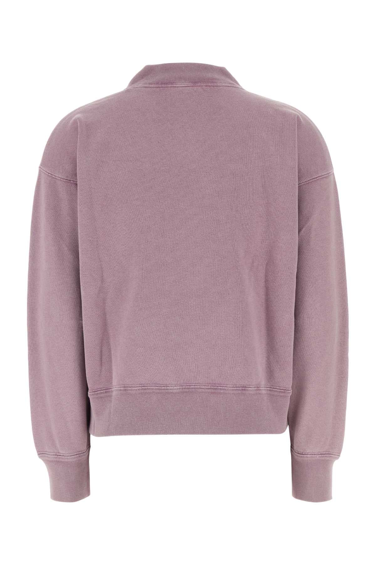 Isabel Marant Etoile Women Lilac Cotton Blend Moby Sweatshirt ISABEL MARANT ETOILE