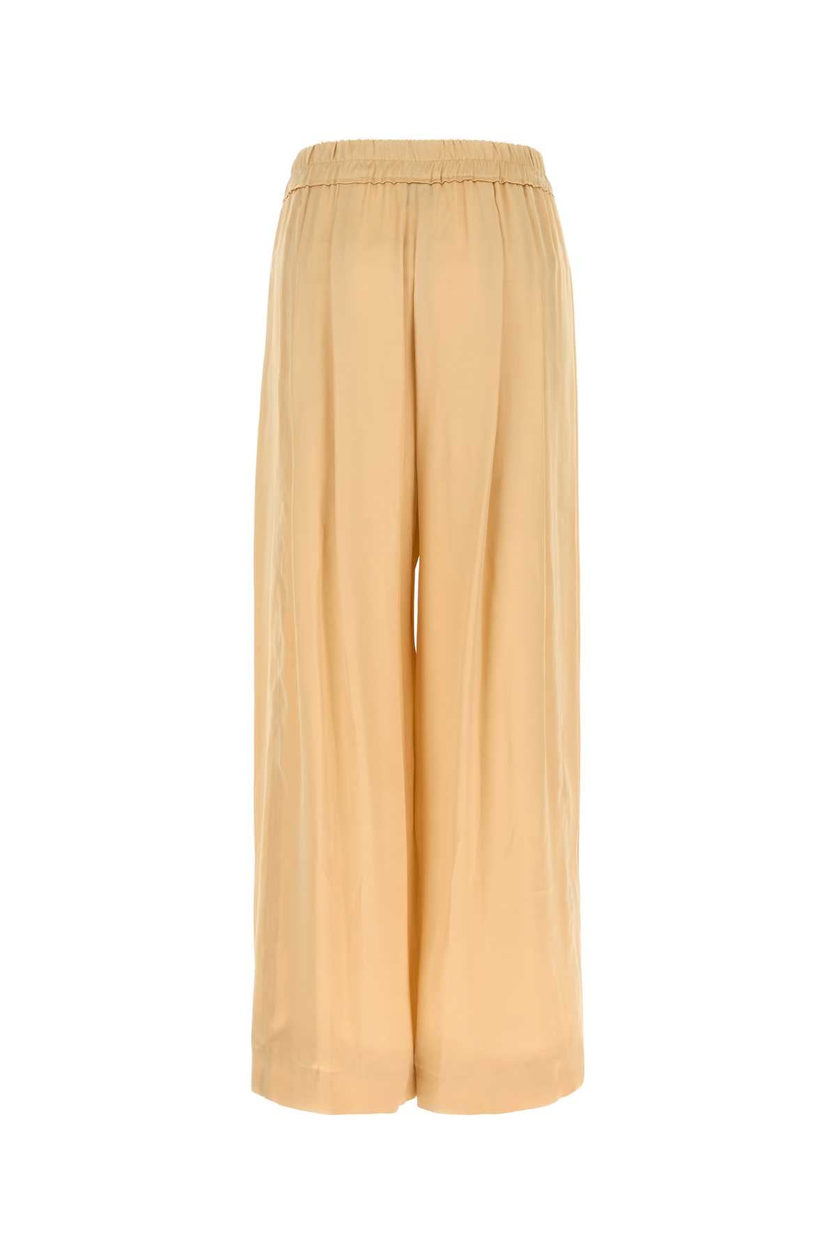 Isabel Marant Women Peach Satin Nolia Wide-Leg Pant ISABEL MARANT