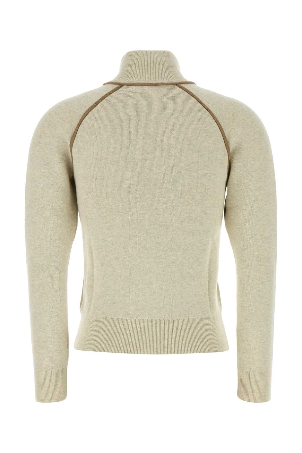 Isabel Marant Etoile Women Melange Cream Stretch Cotton Blend Lanya Cardigan ISABEL MARANT ETOILE