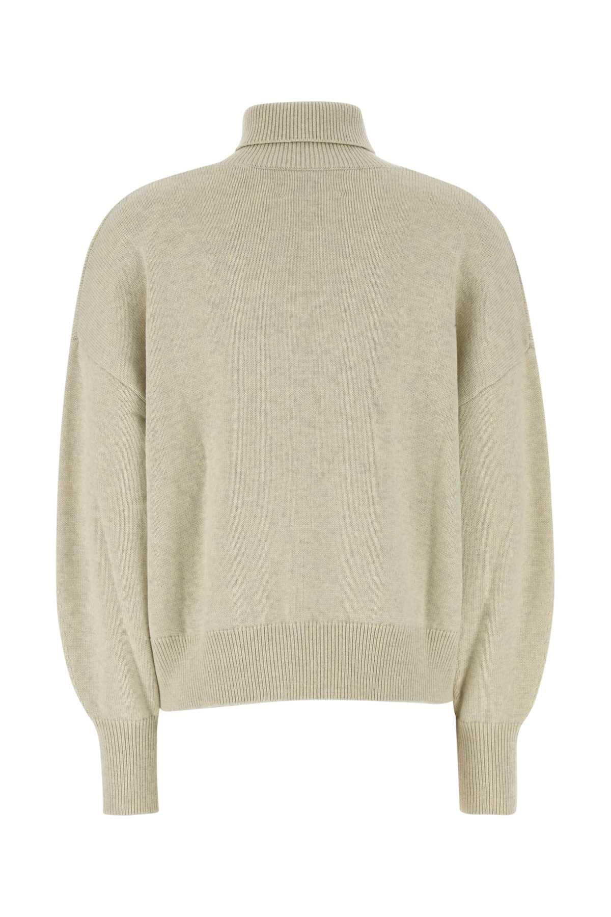Isabel Marant Etoile Women Melange Sand Cotton Blend Oversize Nasha Sweater ISABEL MARANT ETOILE