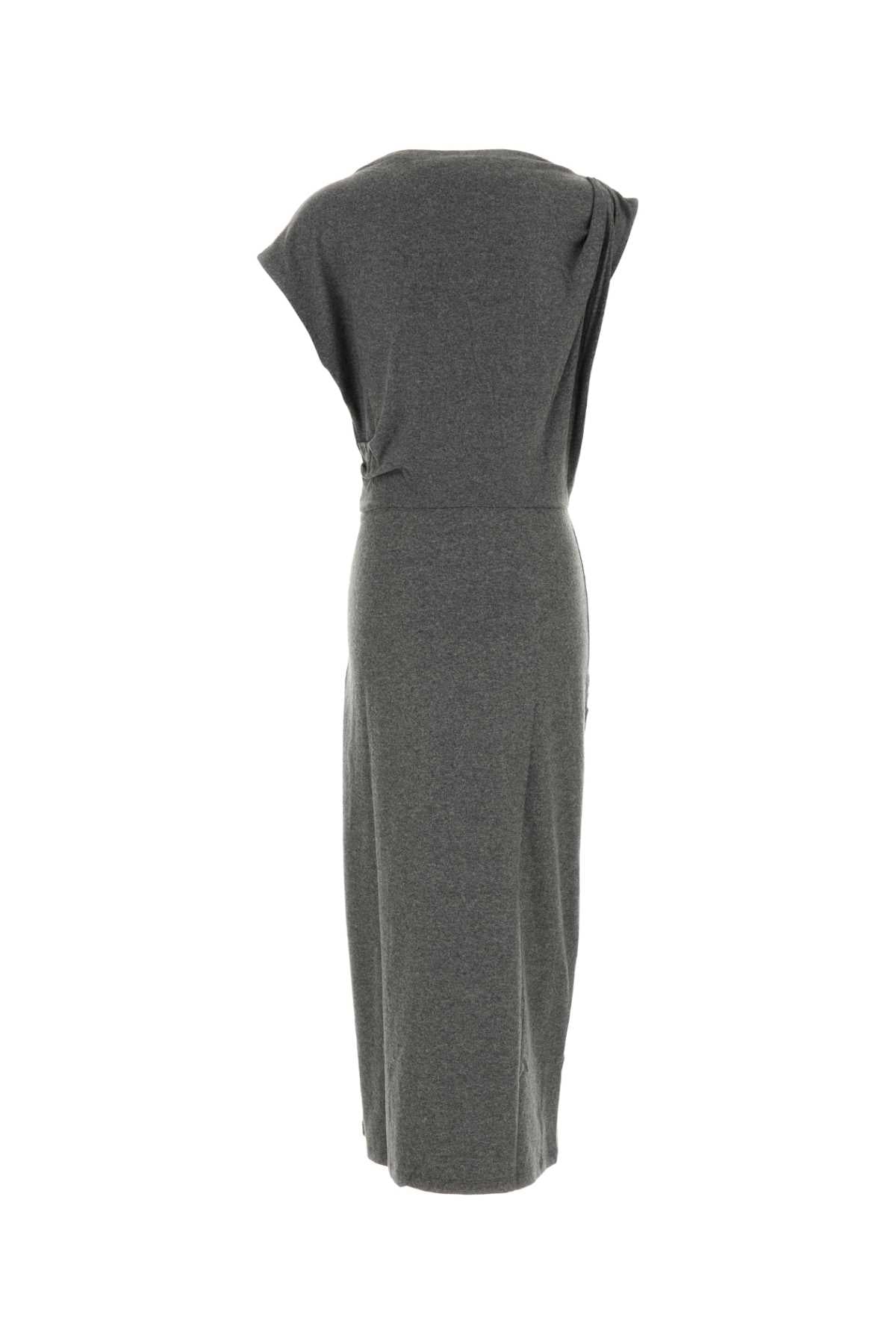 Isabel Marant Etoile Women Grey Flannel Naerys Dress ISABEL MARANT ETOILE