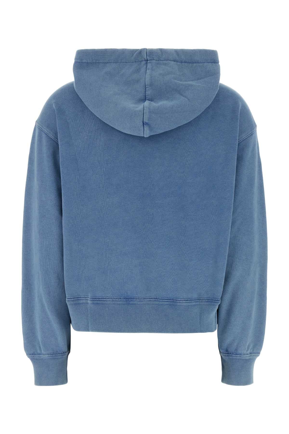 Isabel Marant Etoile Women Air Force Blue Cotton Blend Salmy Sweatshirt ISABEL MARANT ETOILE