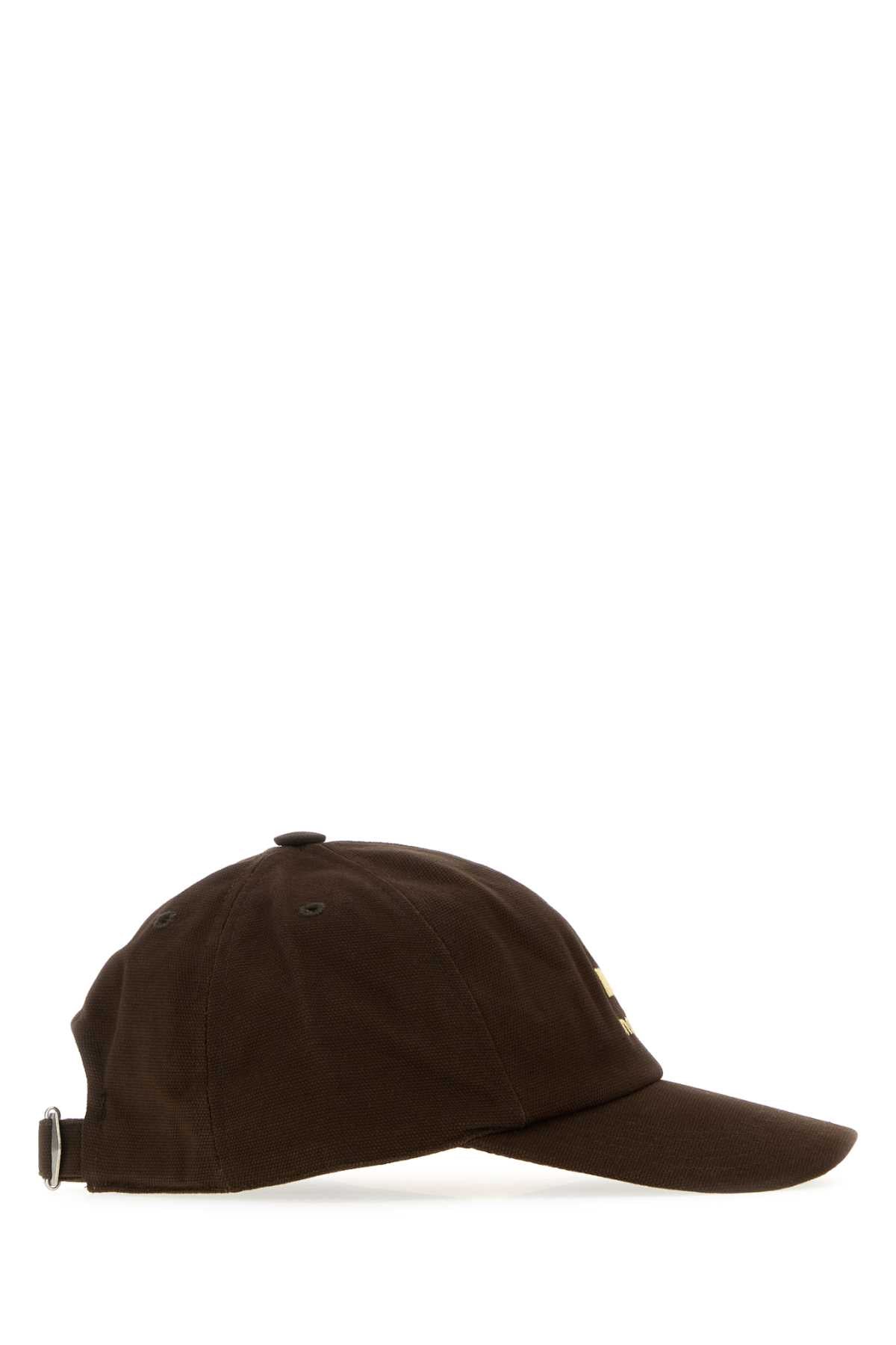 Isabel Marant Women Chocolate Cotton Tomas Baseball Cap ISABEL MARANT