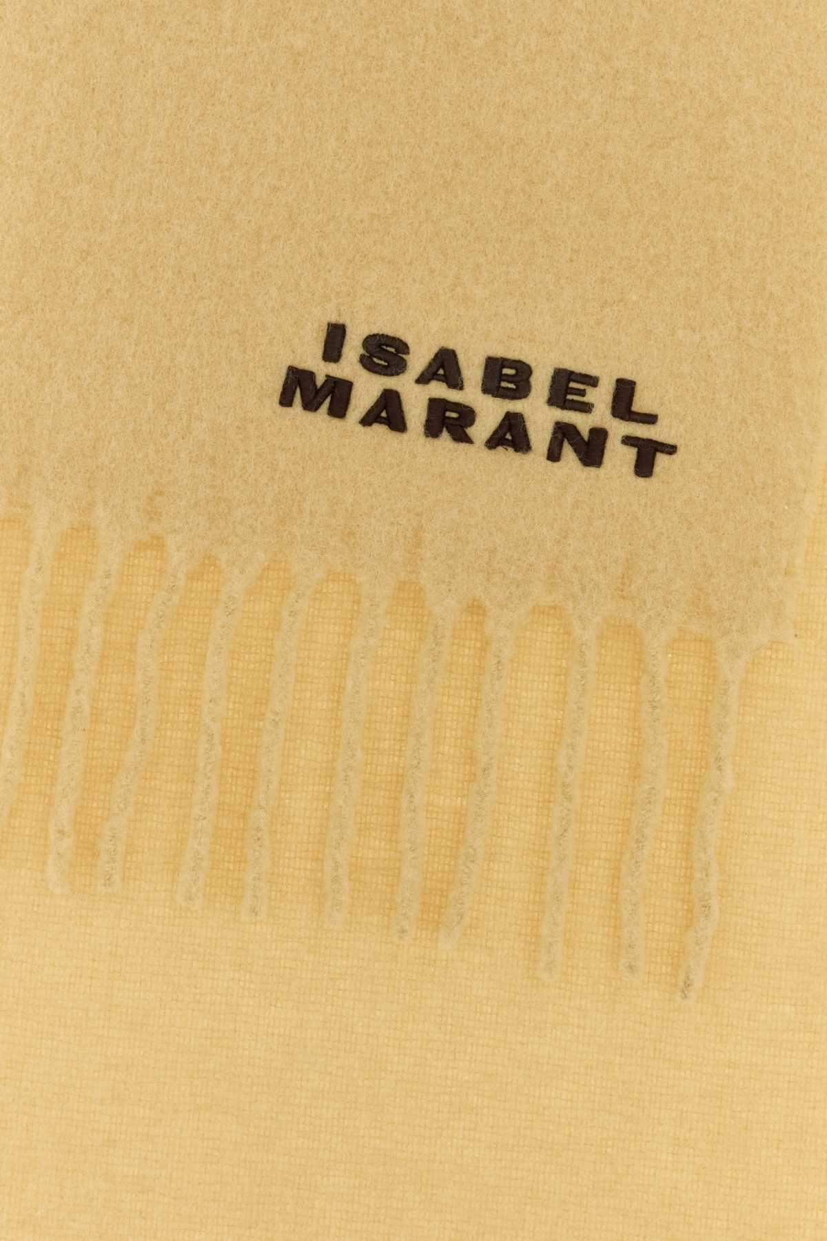 Isabel Marant Women Cream Alpaca Blend Firny Scarf ISABEL MARANT
