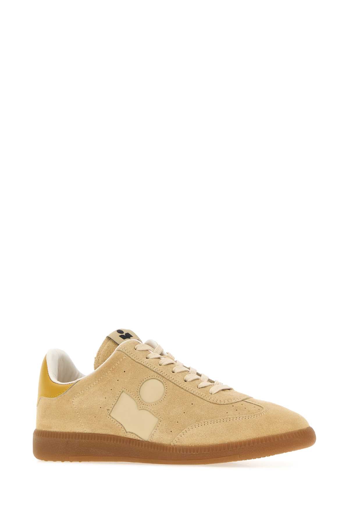 Isabel Marant Women Beige Suede Bryce Sneakers ISABEL MARANT