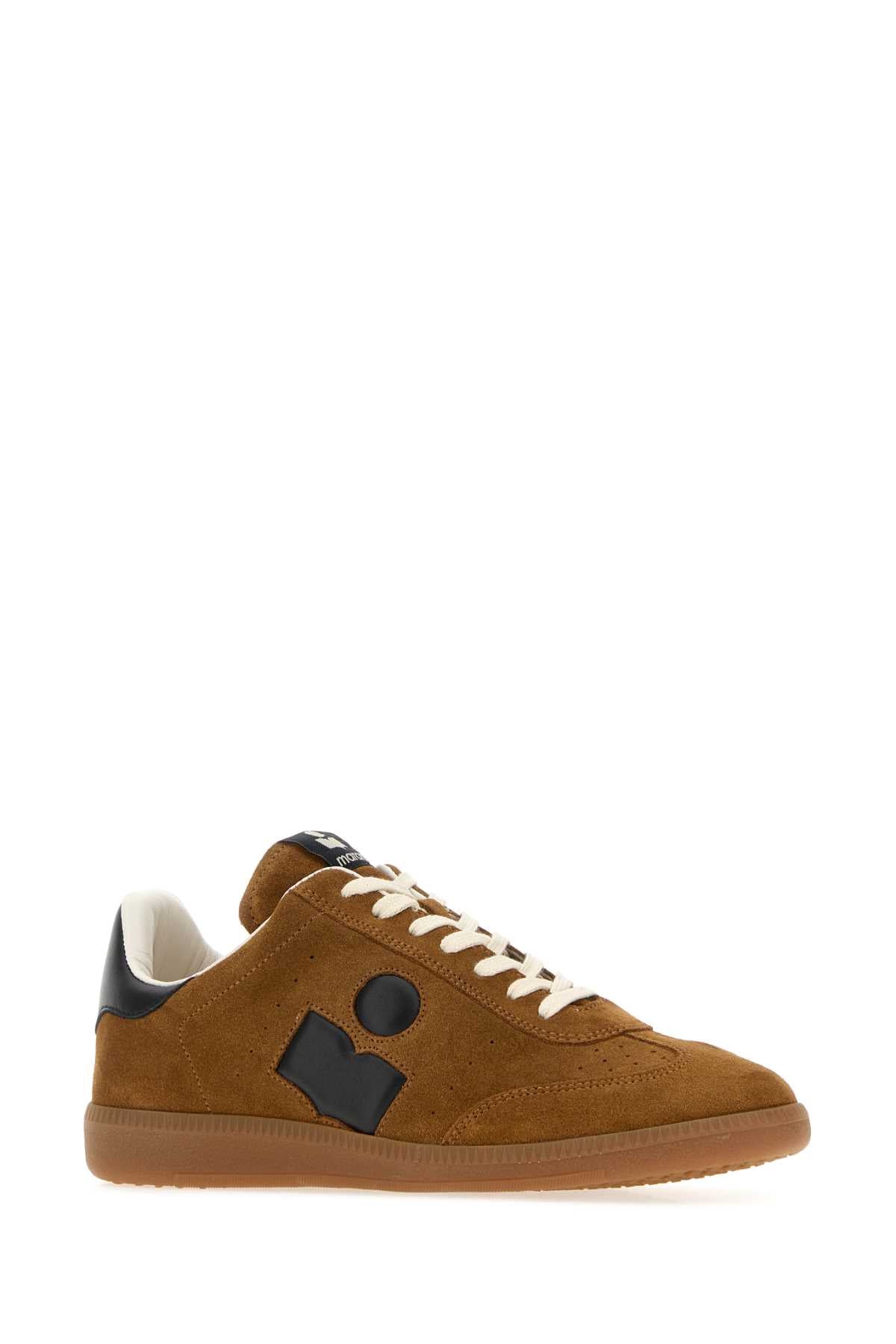 Isabel Marant Women Camel Suede Bryce Sneakers ISABEL MARANT