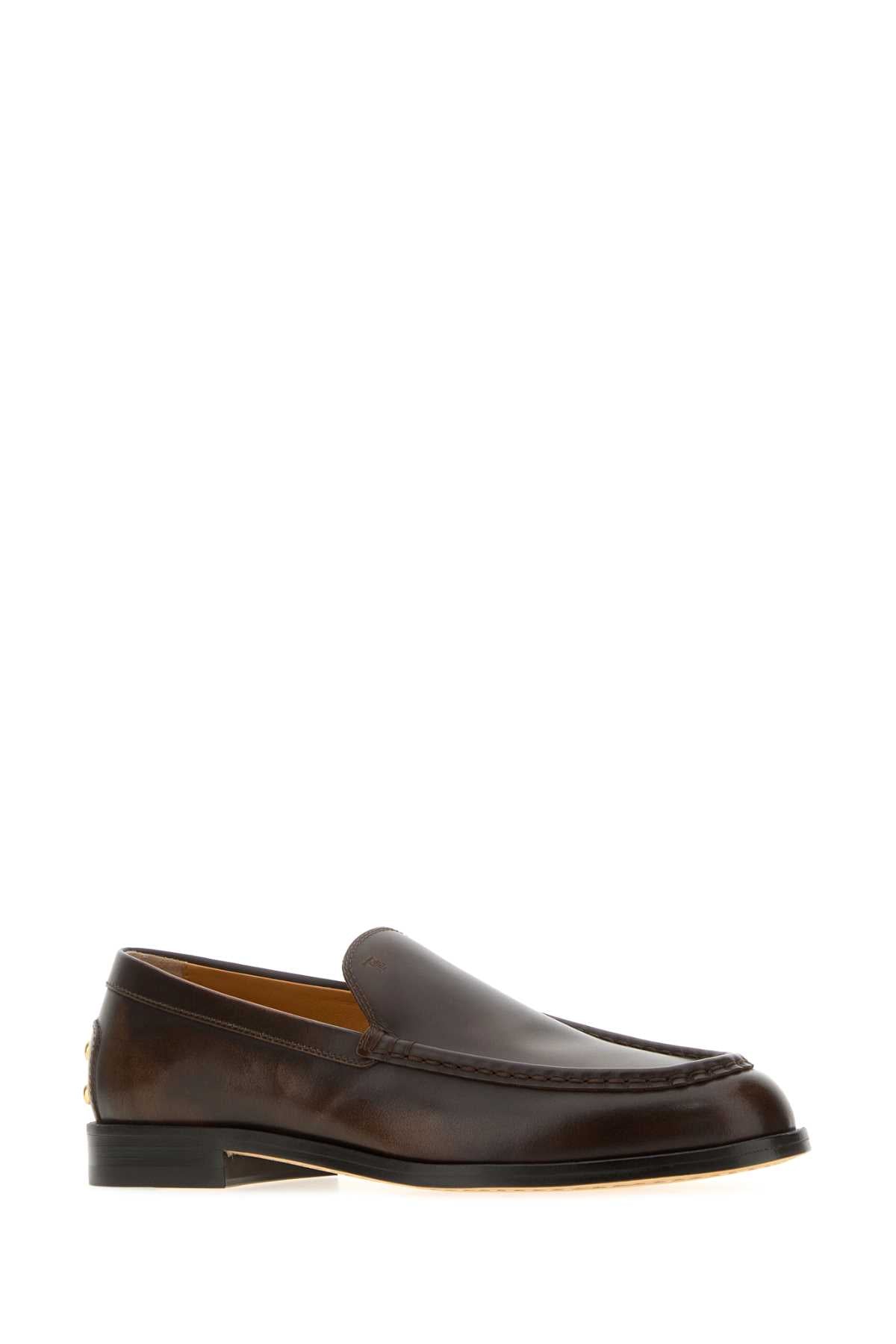 Tod's Women Brown Leather Loafers TOD'S