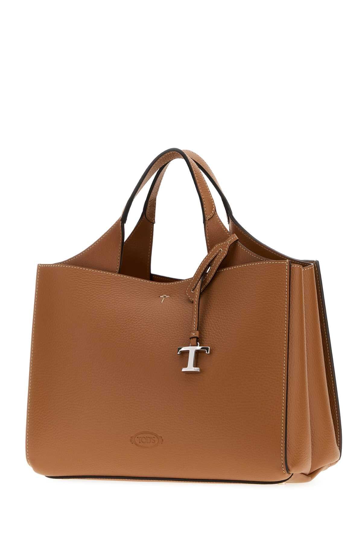 Tod's Women Camel Leather Apa Handbag TOD'S