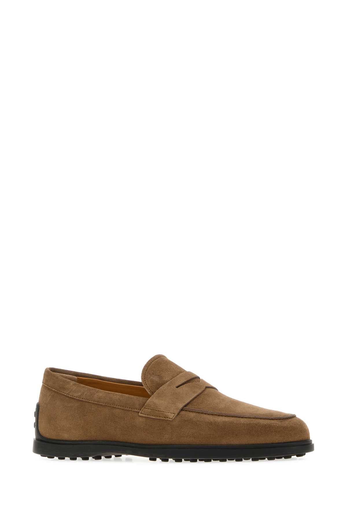 Tod's Men Biscuit Suede Loafers TOD'S