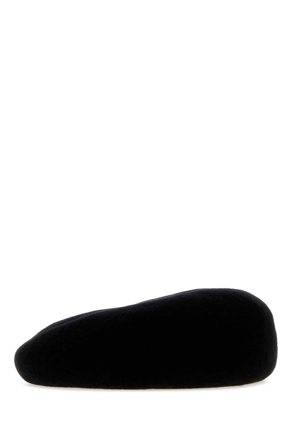 Vivienne Westwood Women Black Wool Beret VIVIENNE WESTWOOD