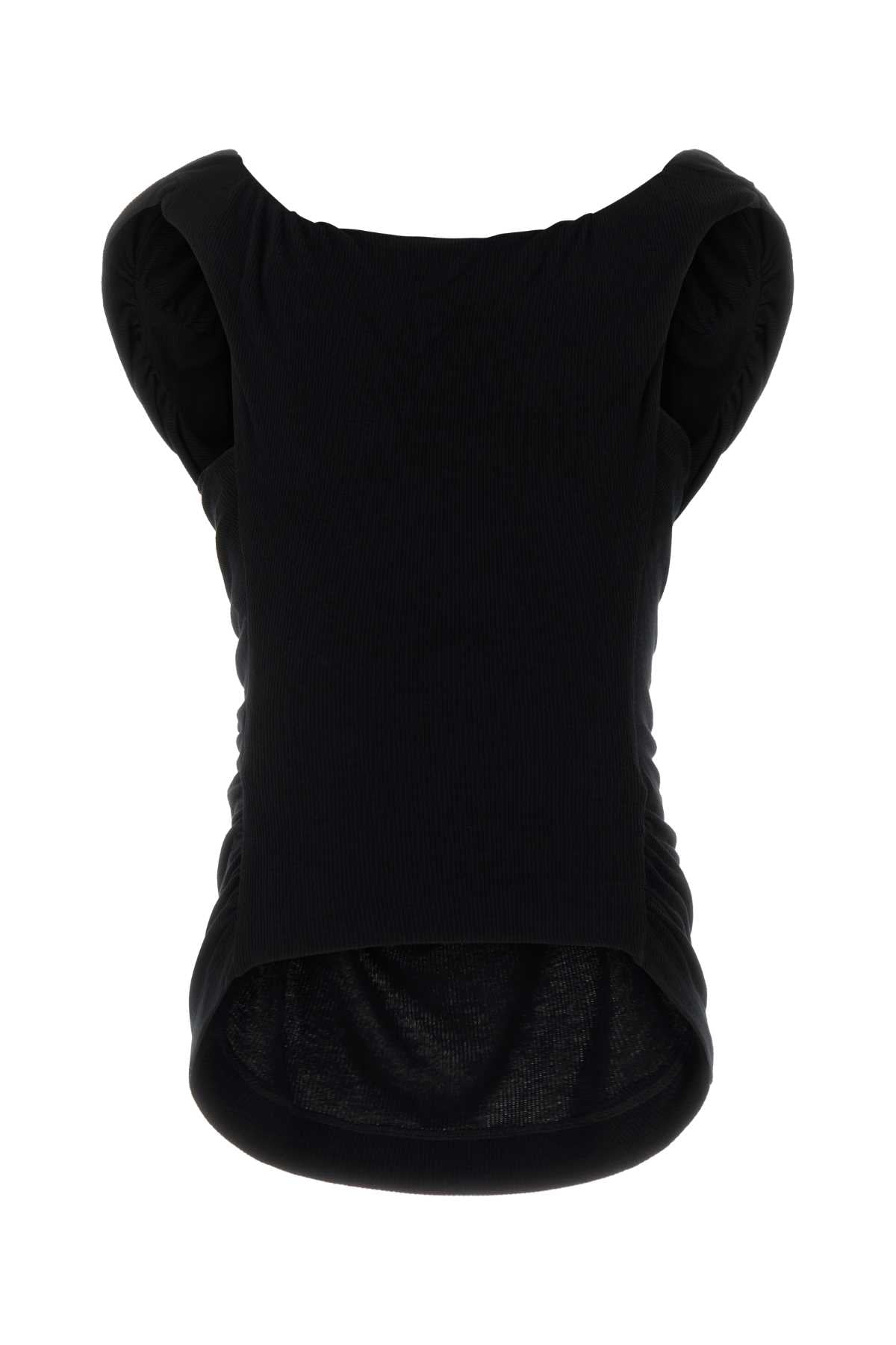 Vivienne Westwood Women Black Jersey Ginnie Top VIVIENNE WESTWOOD