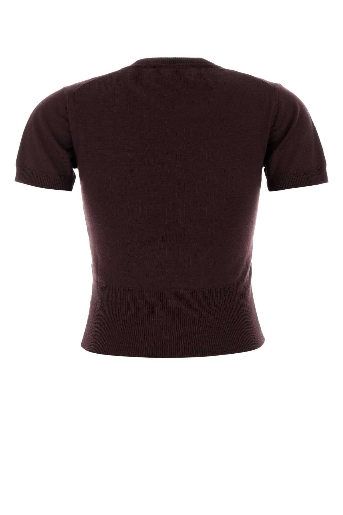 Vivienne Westwood Women Aubergine Wool Bea Sweater VIVIENNE WESTWOOD