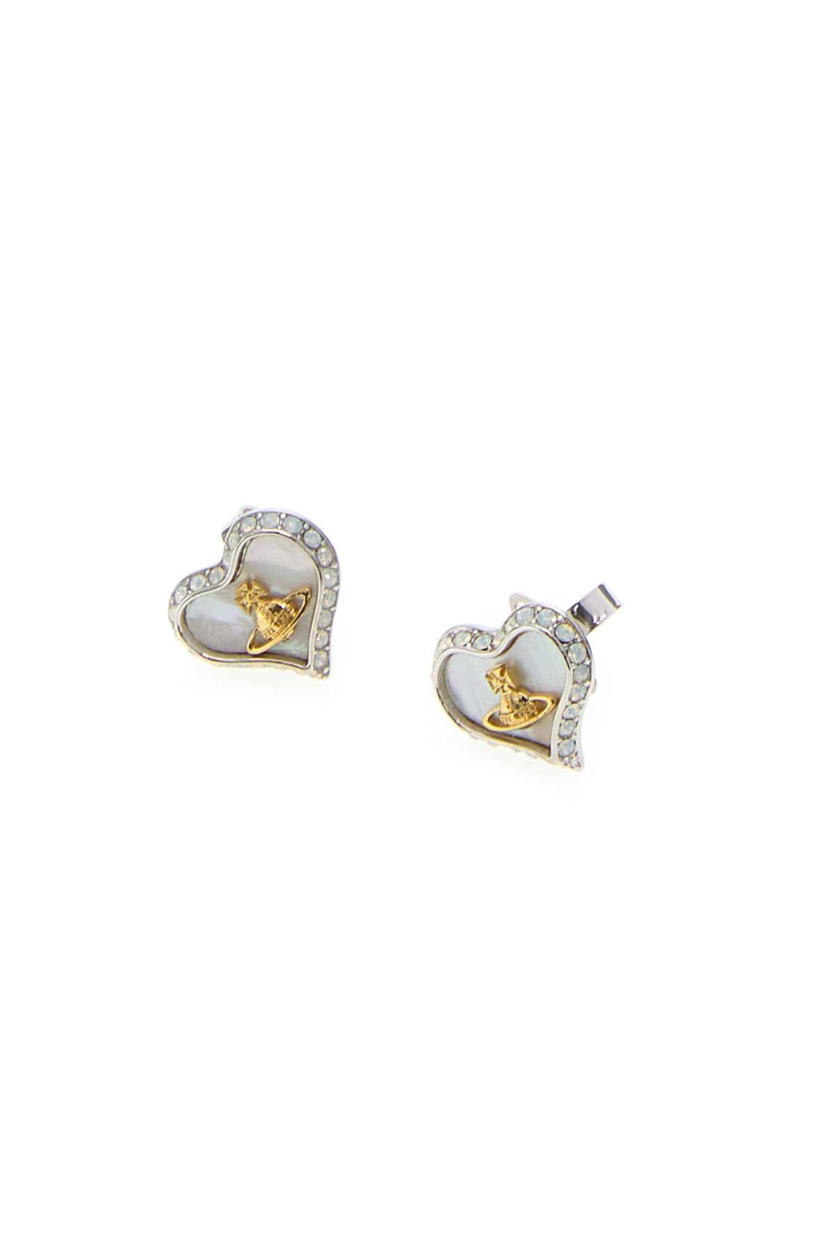 Vivienne Westwood Women Multicolor Metal And Stone Petra Earrings VIVIENNE WESTWOOD
