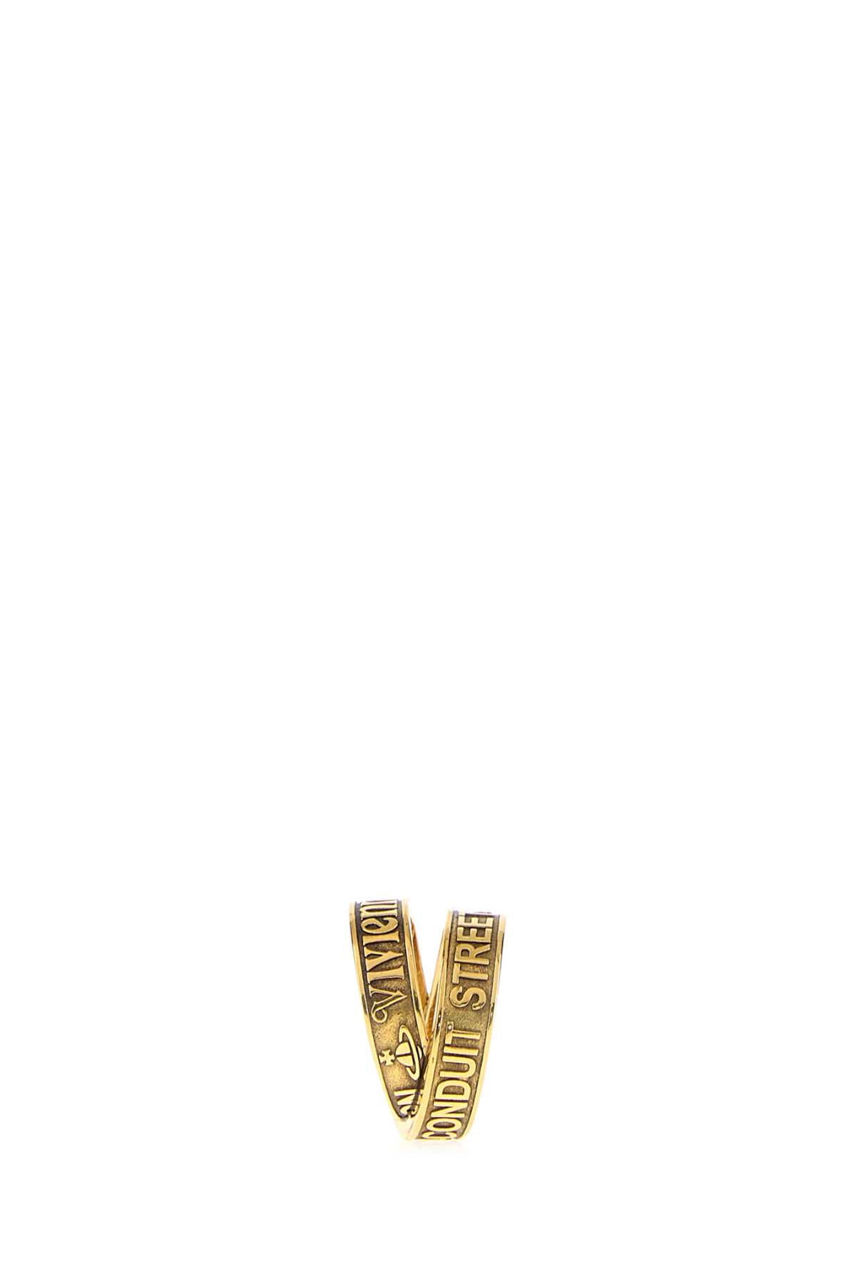 Vivienne Westwood Women Gold Metal Amos Ring VIVIENNE WESTWOOD