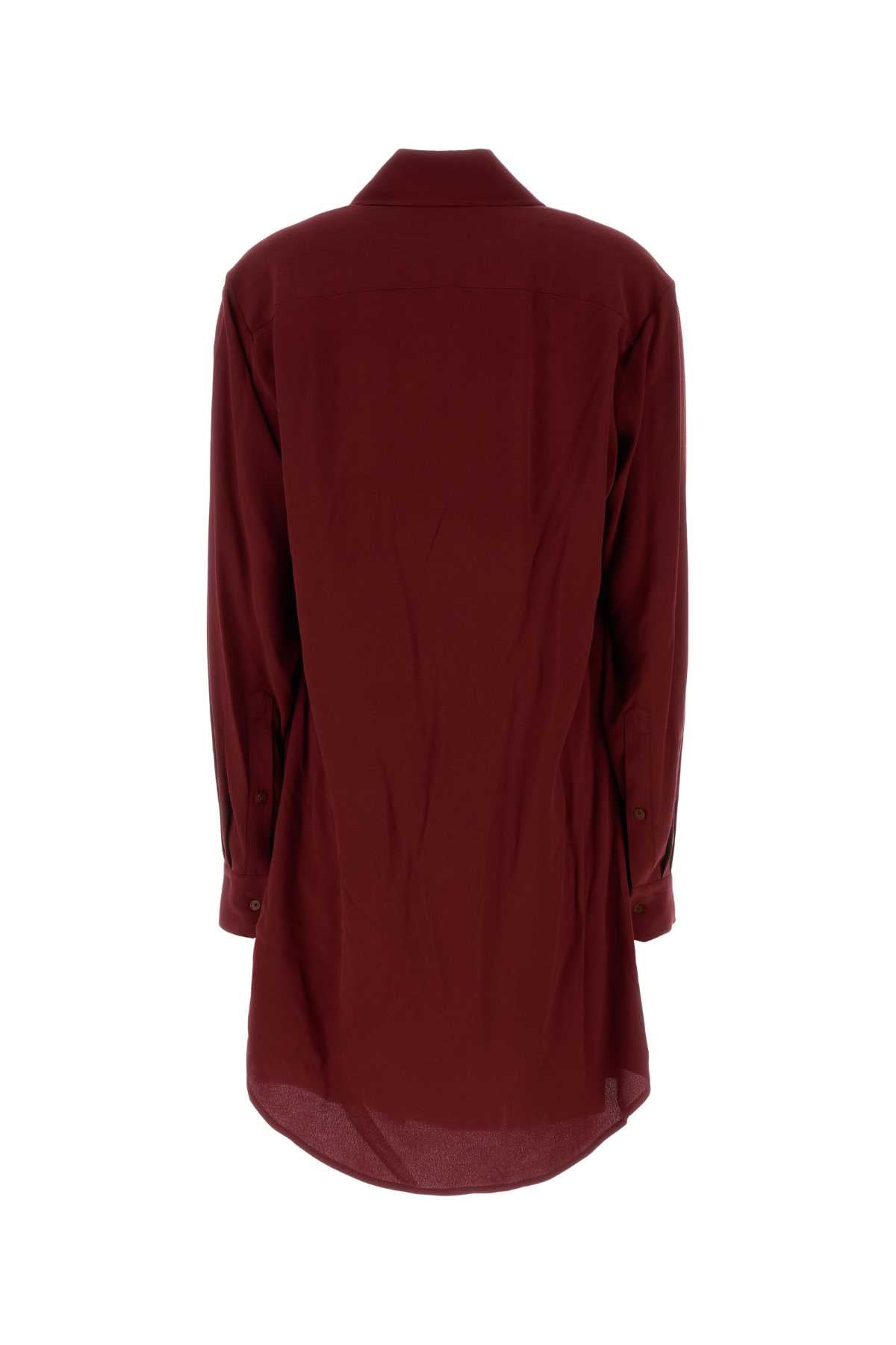 Vivienne Westwood Women Burgundy Crepe Square Dress VIVIENNE WESTWOOD