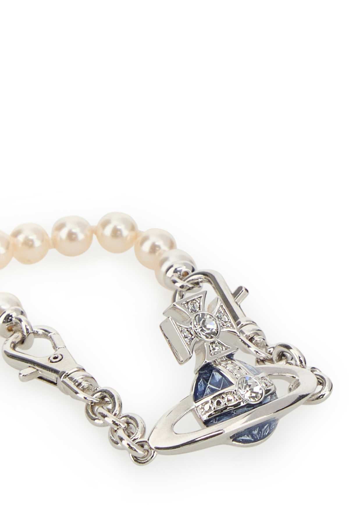 Vivienne Westwood Women Two-Tone Pearls And Metal Aida Bracelet VIVIENNE WESTWOOD