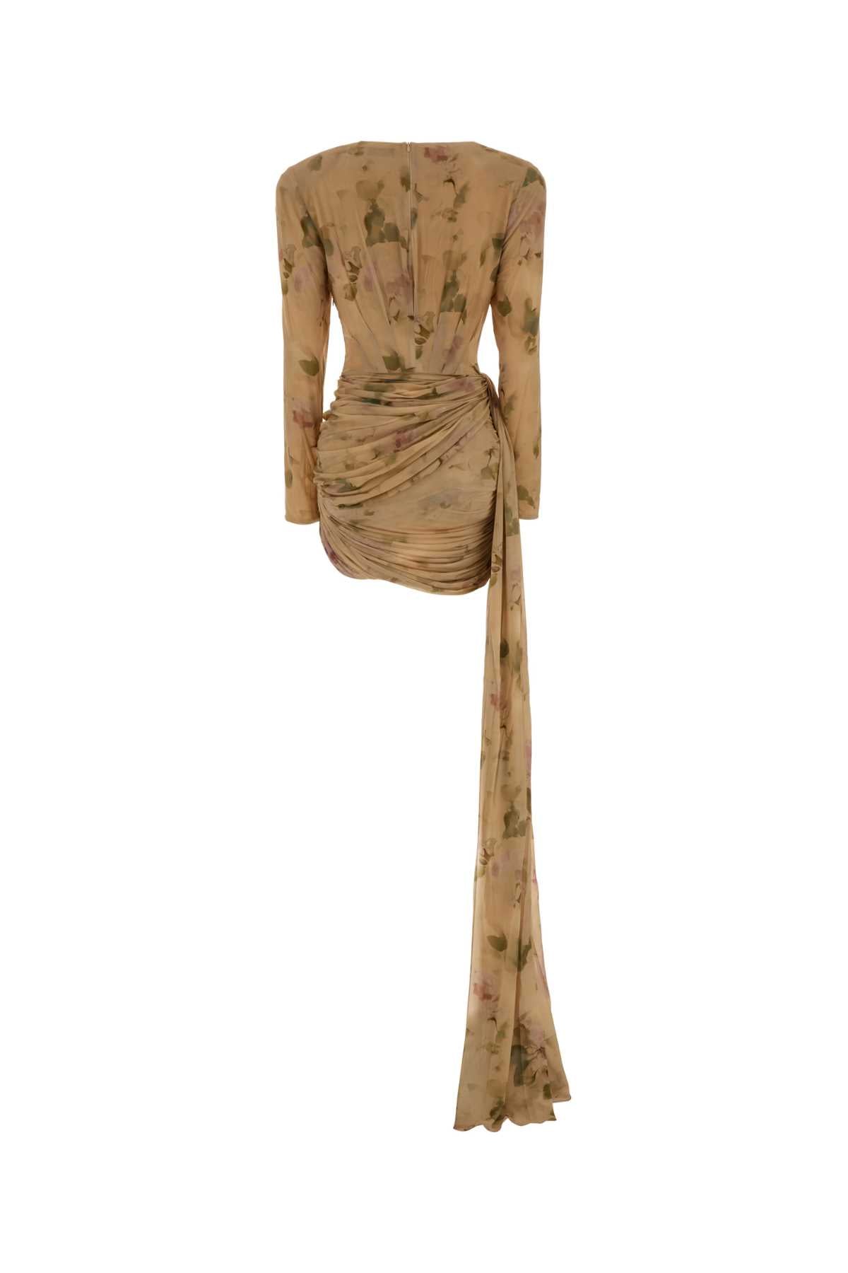 Magda Butrym Women Printed Stretch Tulle Dress MAGDA BUTRYM