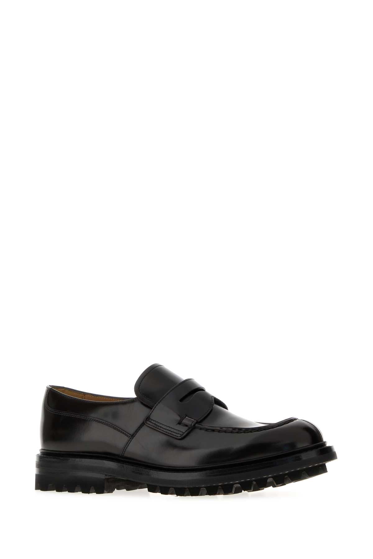 Church's Men Dark Brown Leather Mc Kinnon Loafers CHURCH'S